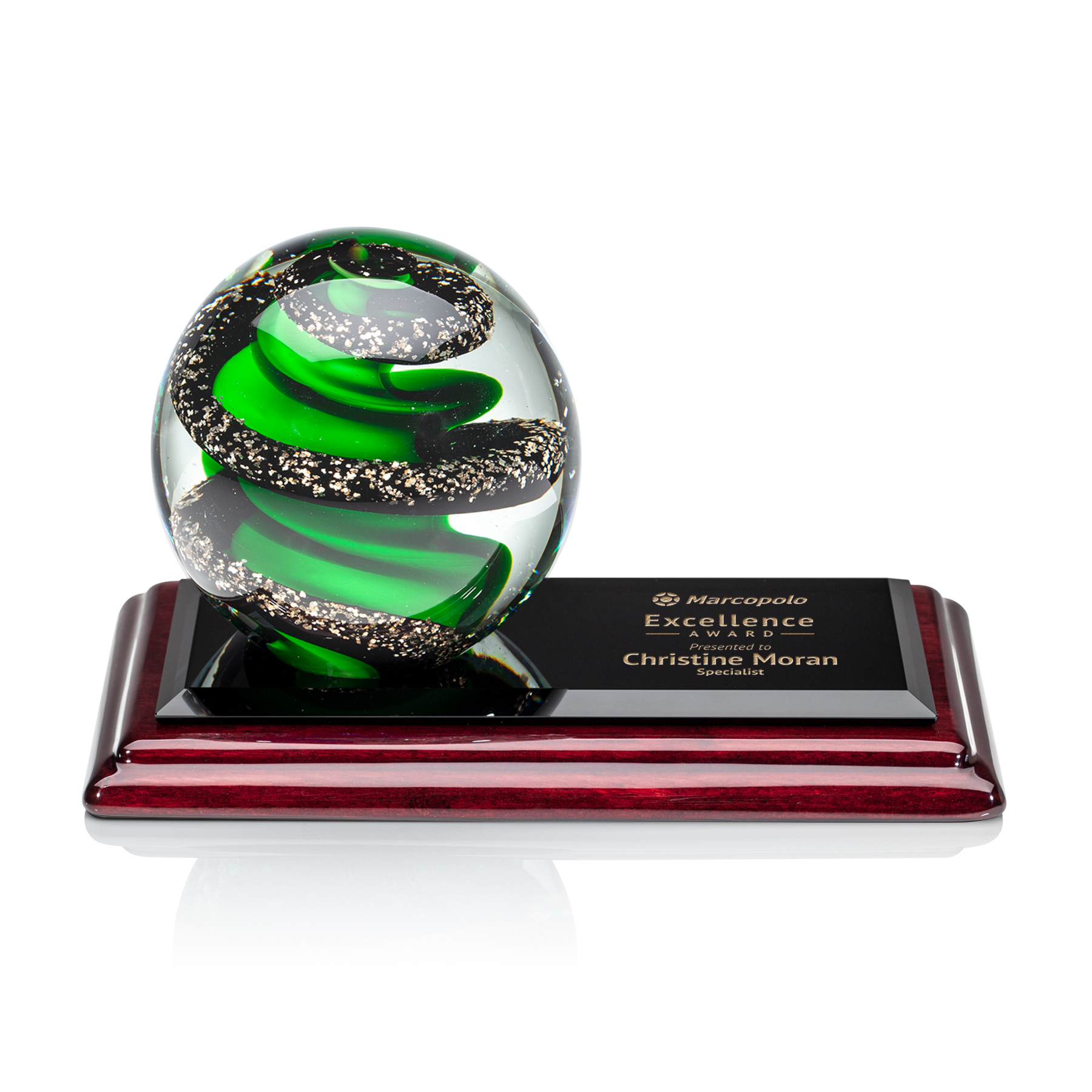 Zodiac Award on Rosewood Base