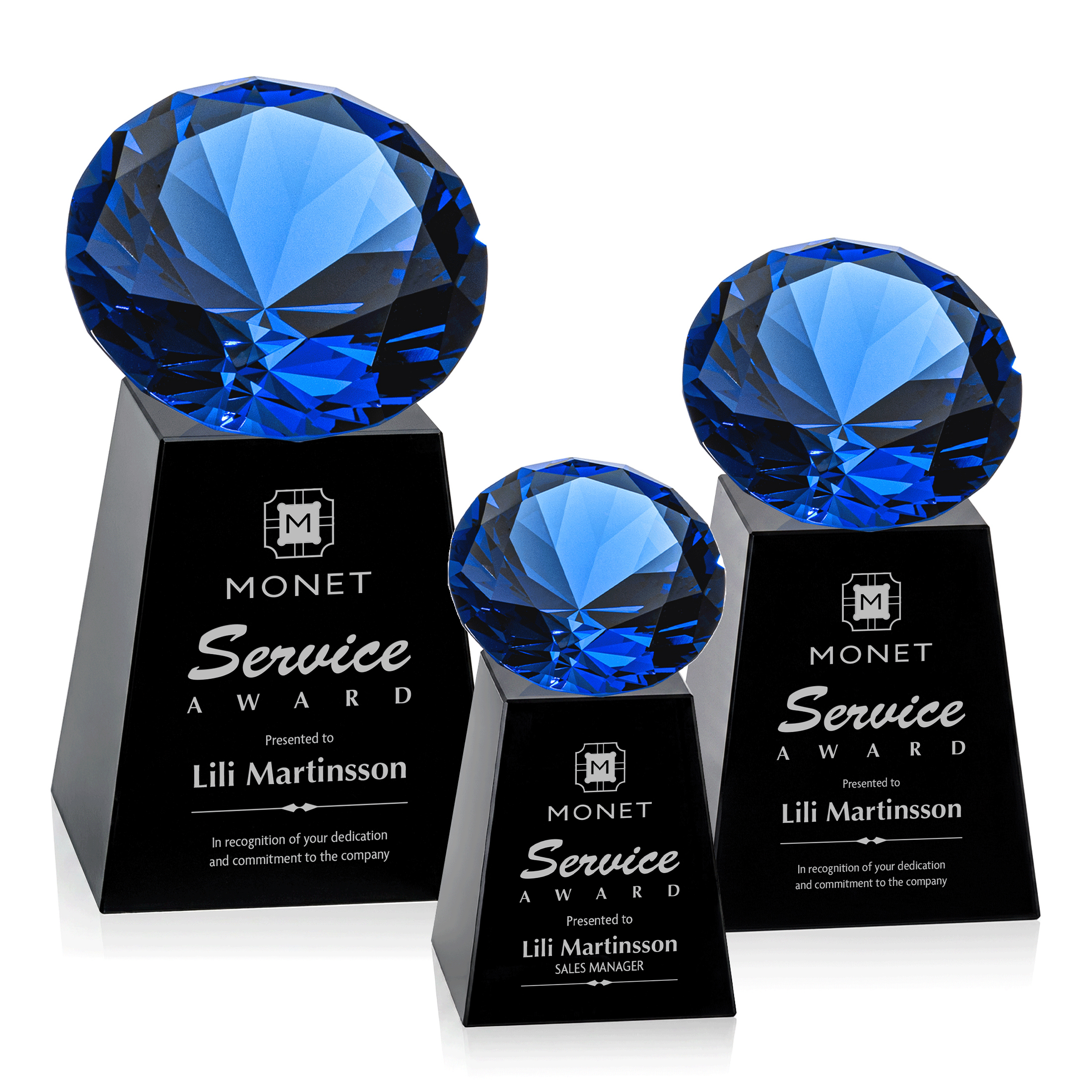 Celestina Award - Black/Sapphire