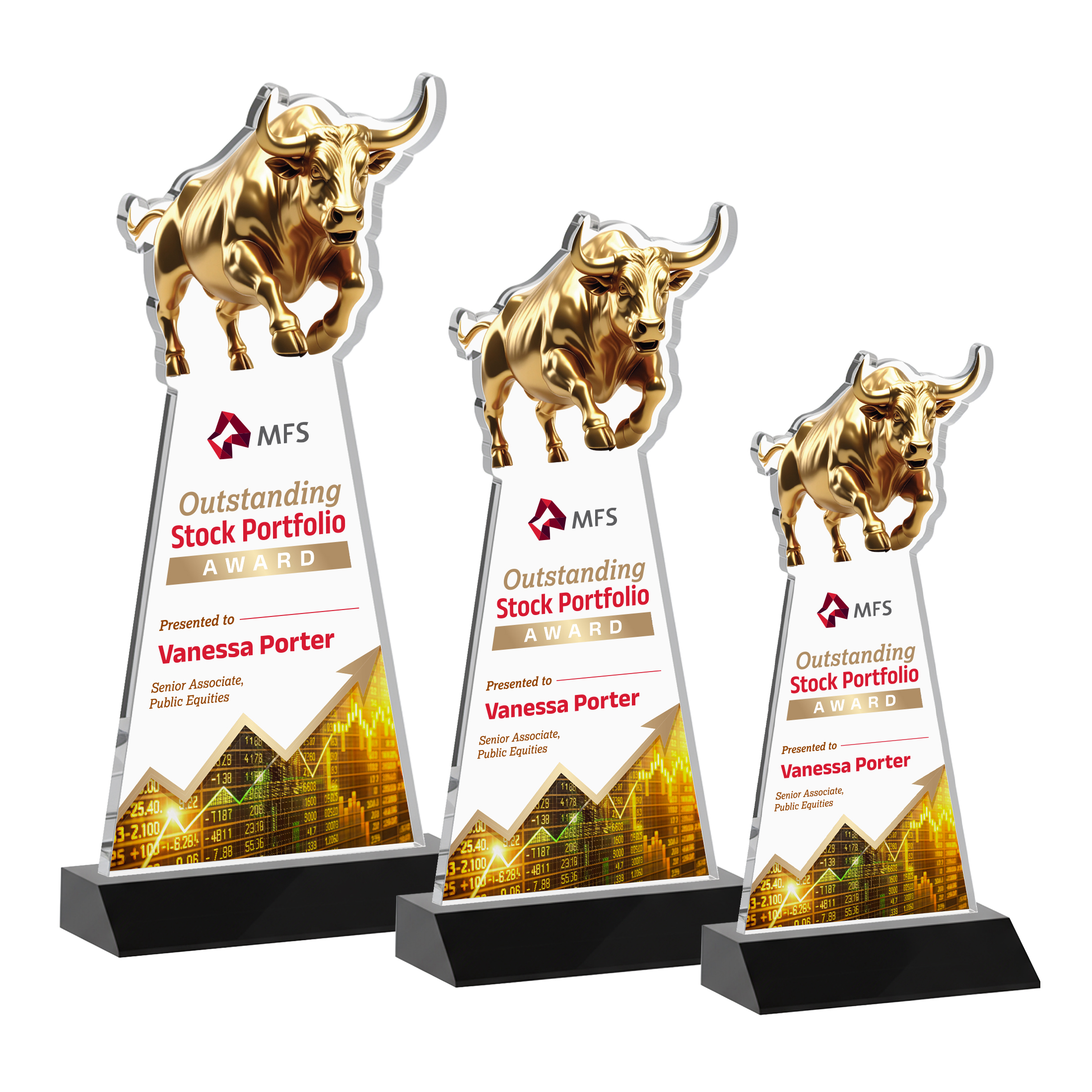 Raging Bull VividPrint™ Award - Black