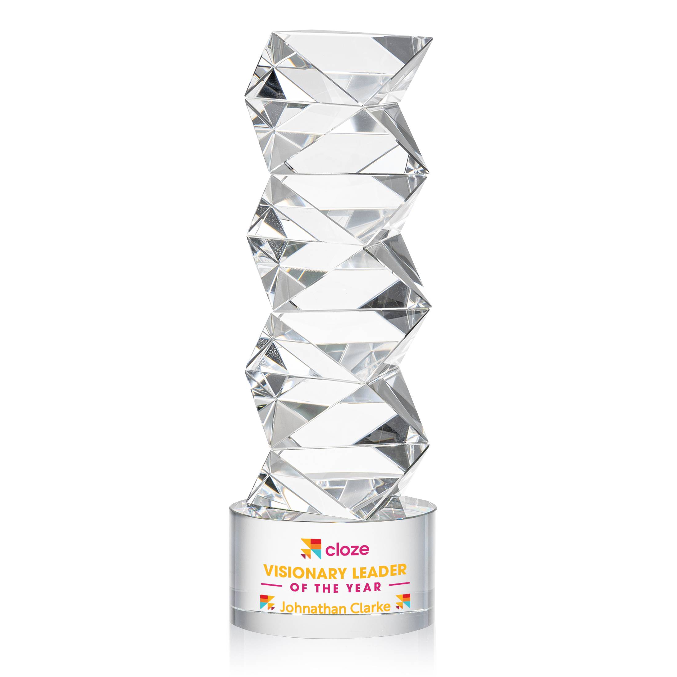 Callucci VividPrint™ Award on Marvel Base - Clear