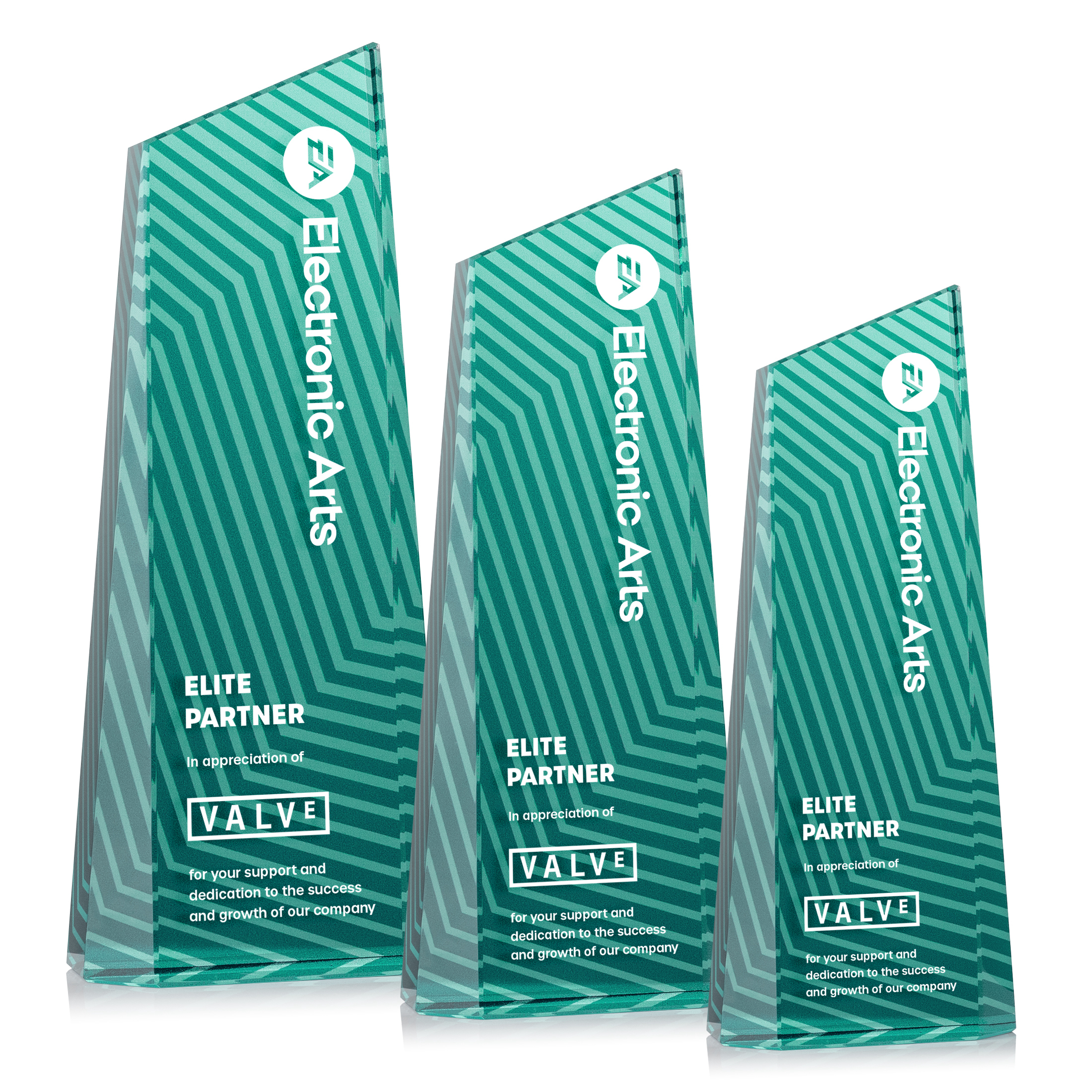 Hallandale VividPrint™ Award - Teal