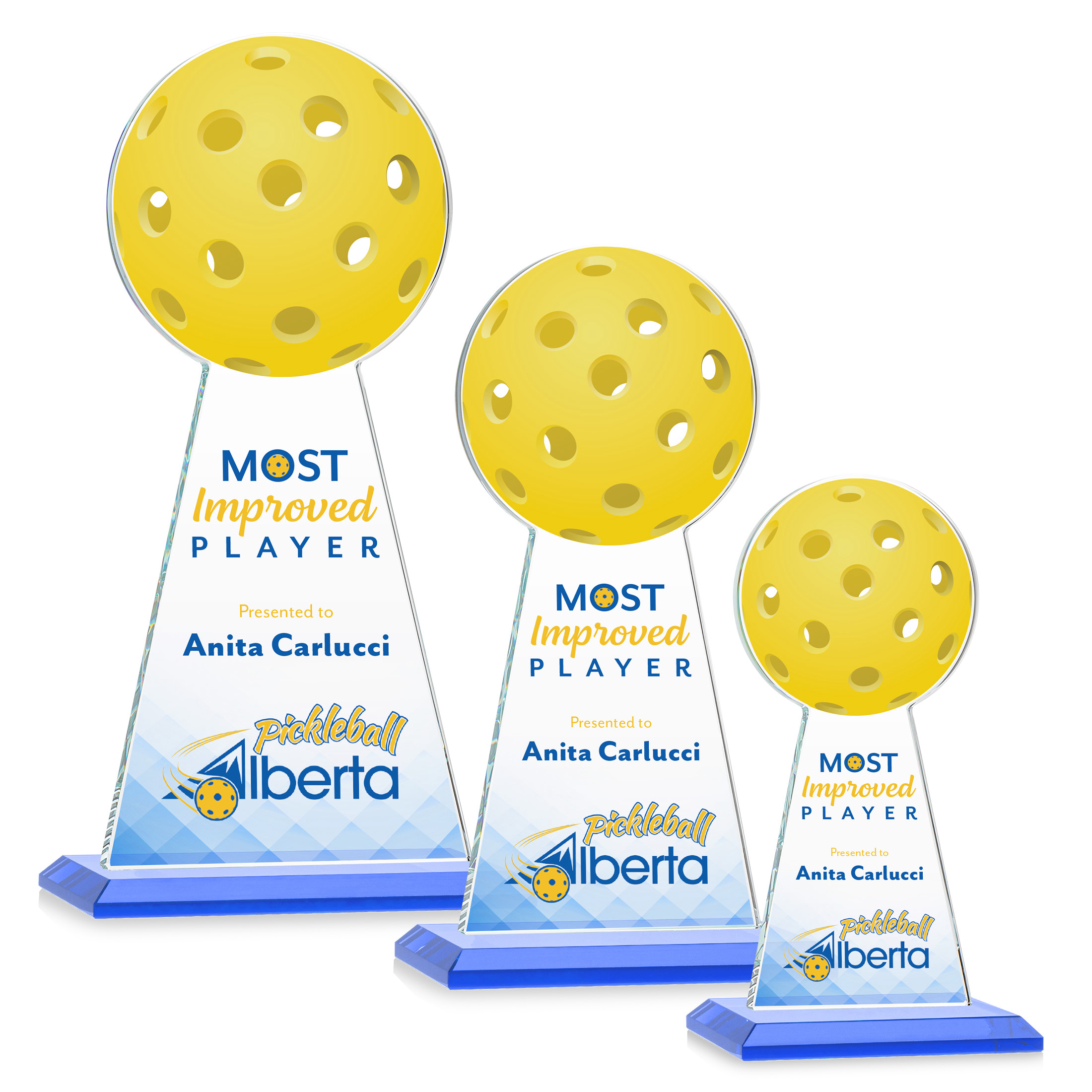 Edenwood Pickleball VividPrint™ Award - Sky Blue 17
