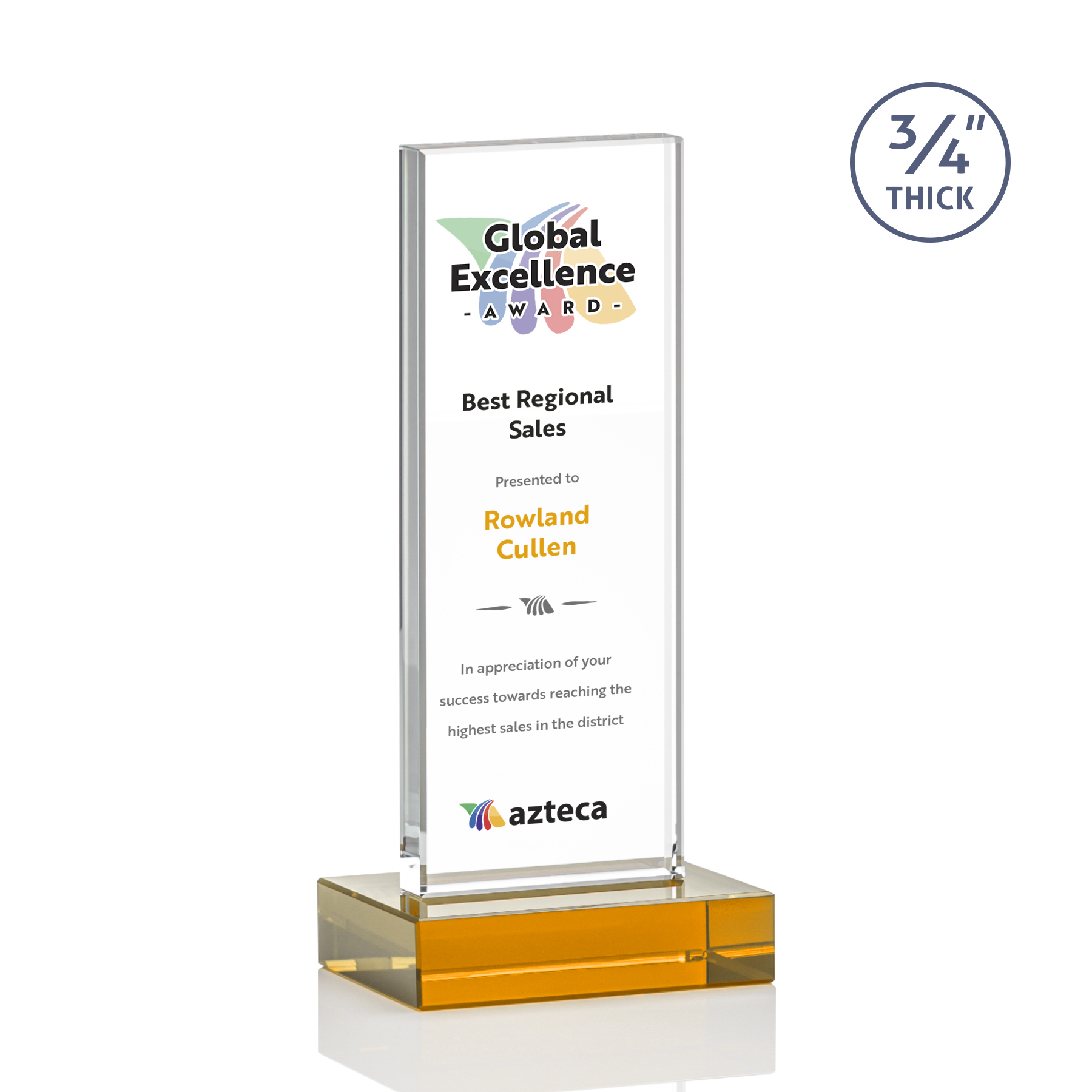 Holmes VividPrint™ Award - Amber