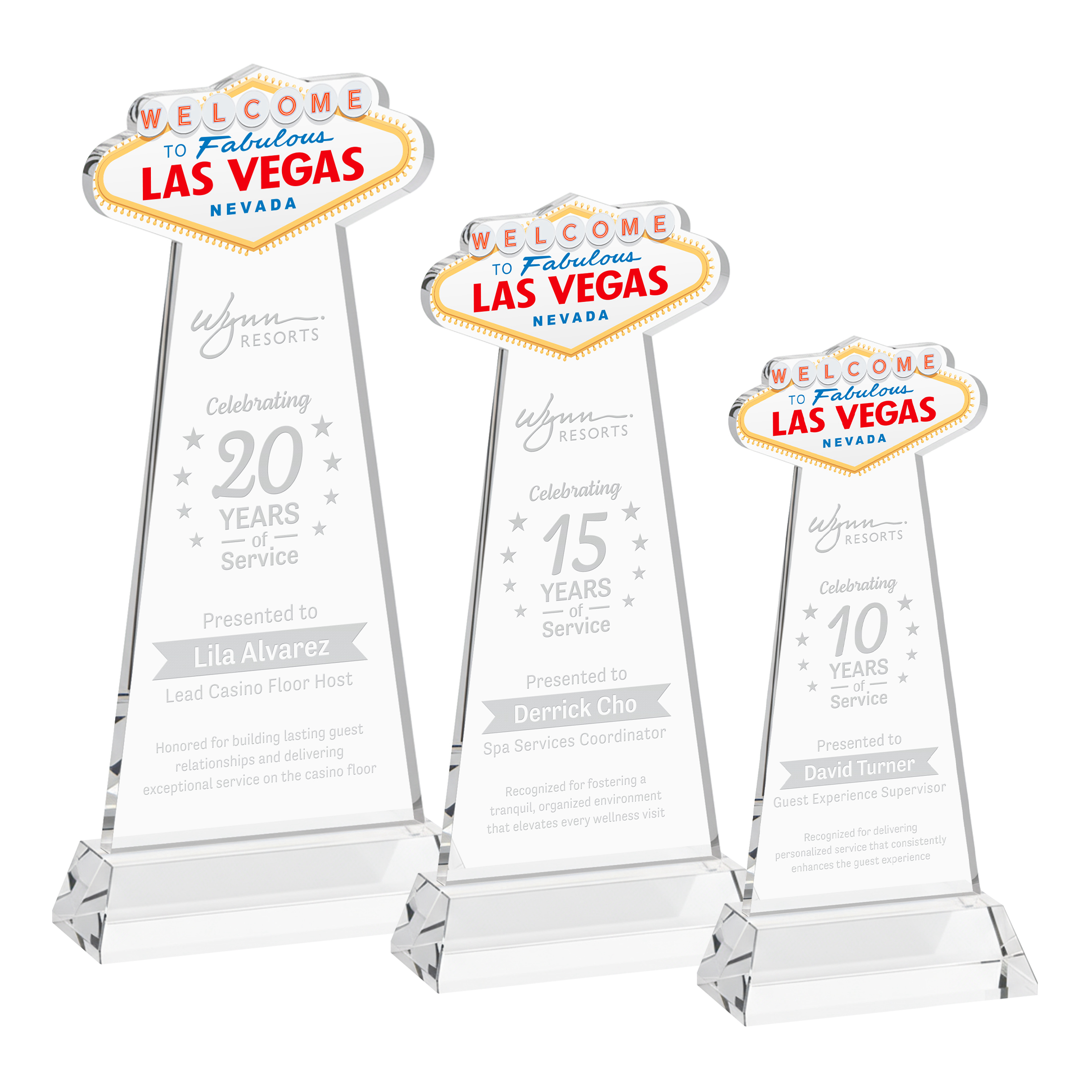 Las Vegas Award on Hartford Base - Clear