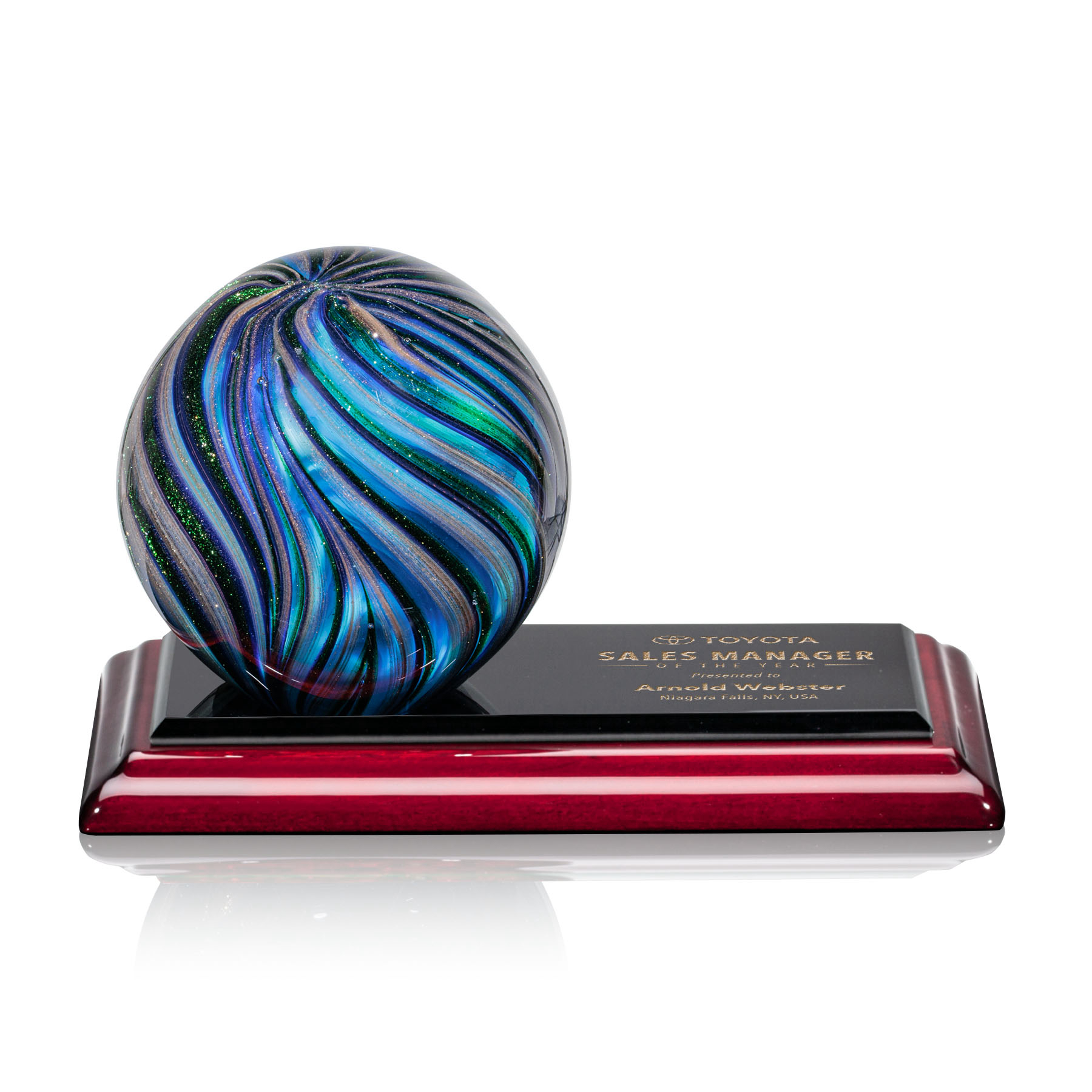 Malton Award on Rosewood Base