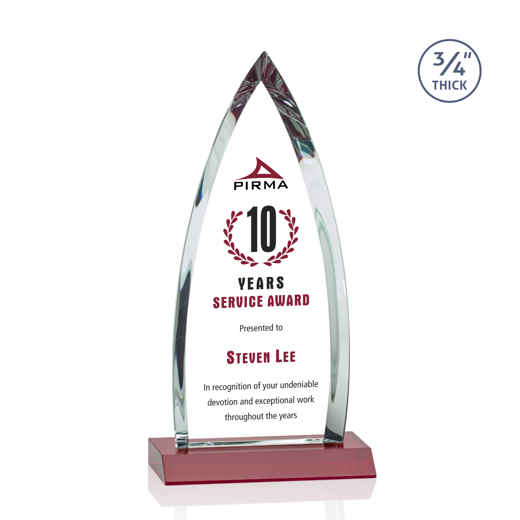 Shildon VividPrint™ Award - Red