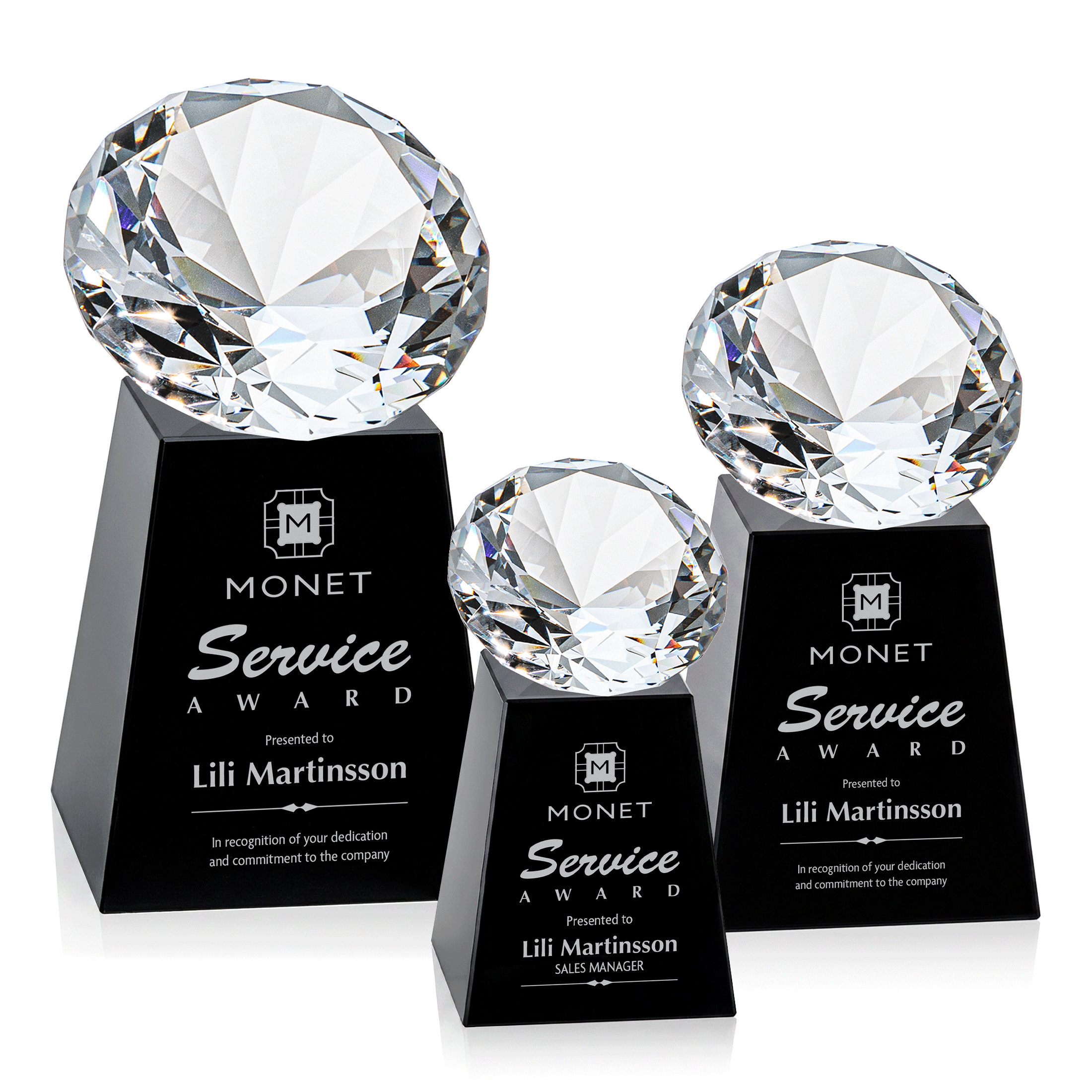 Celestina Award - Black/Diamond