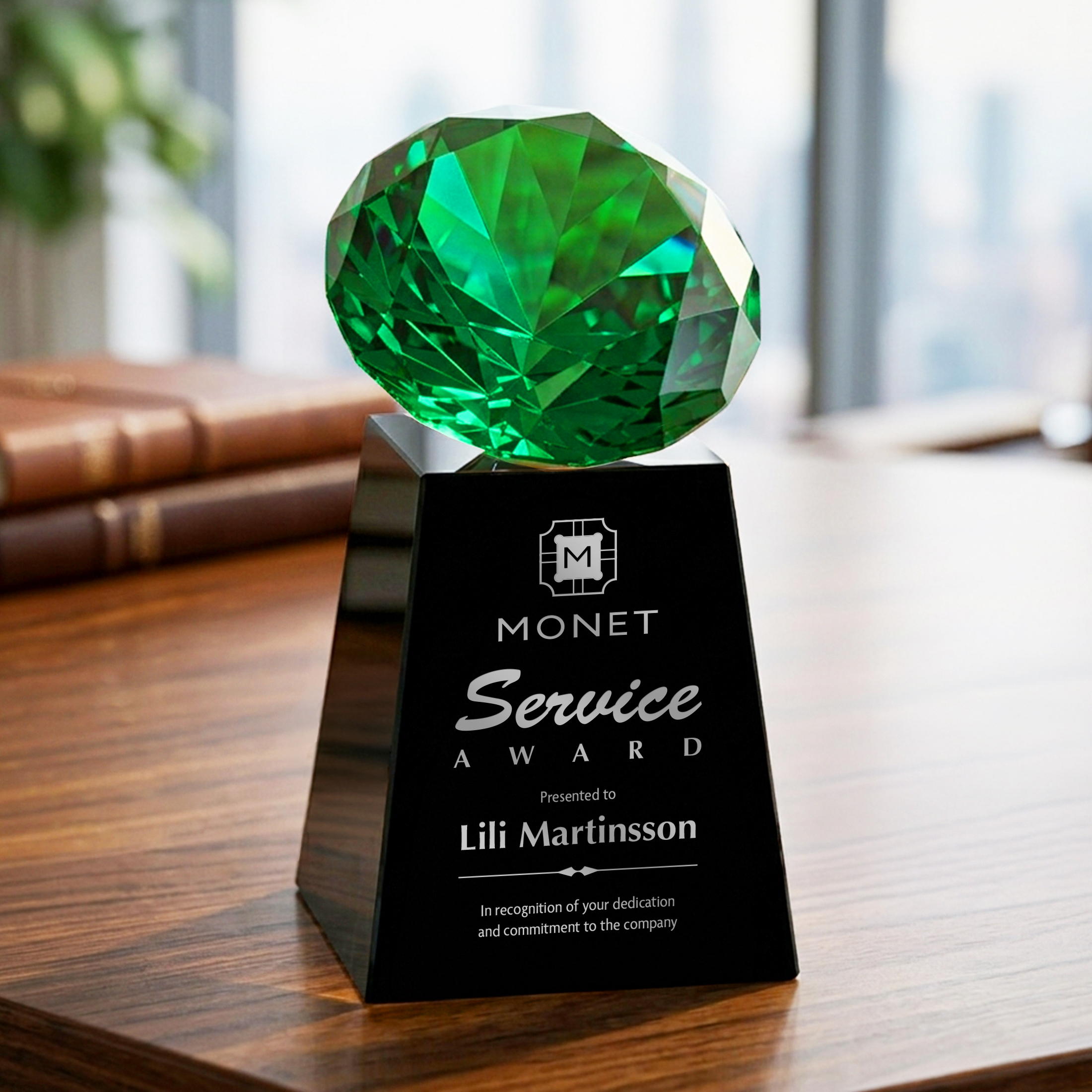 Celestina Award - Black/Emerald