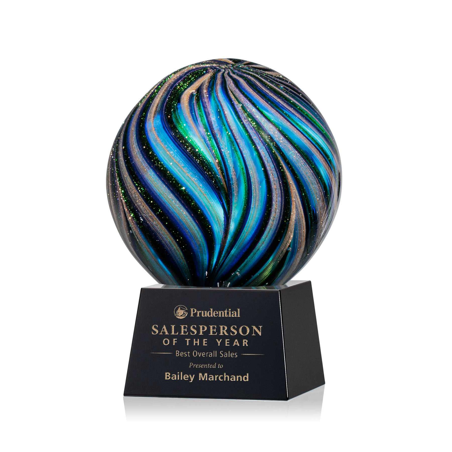 Malton Award on Robson Base - Black