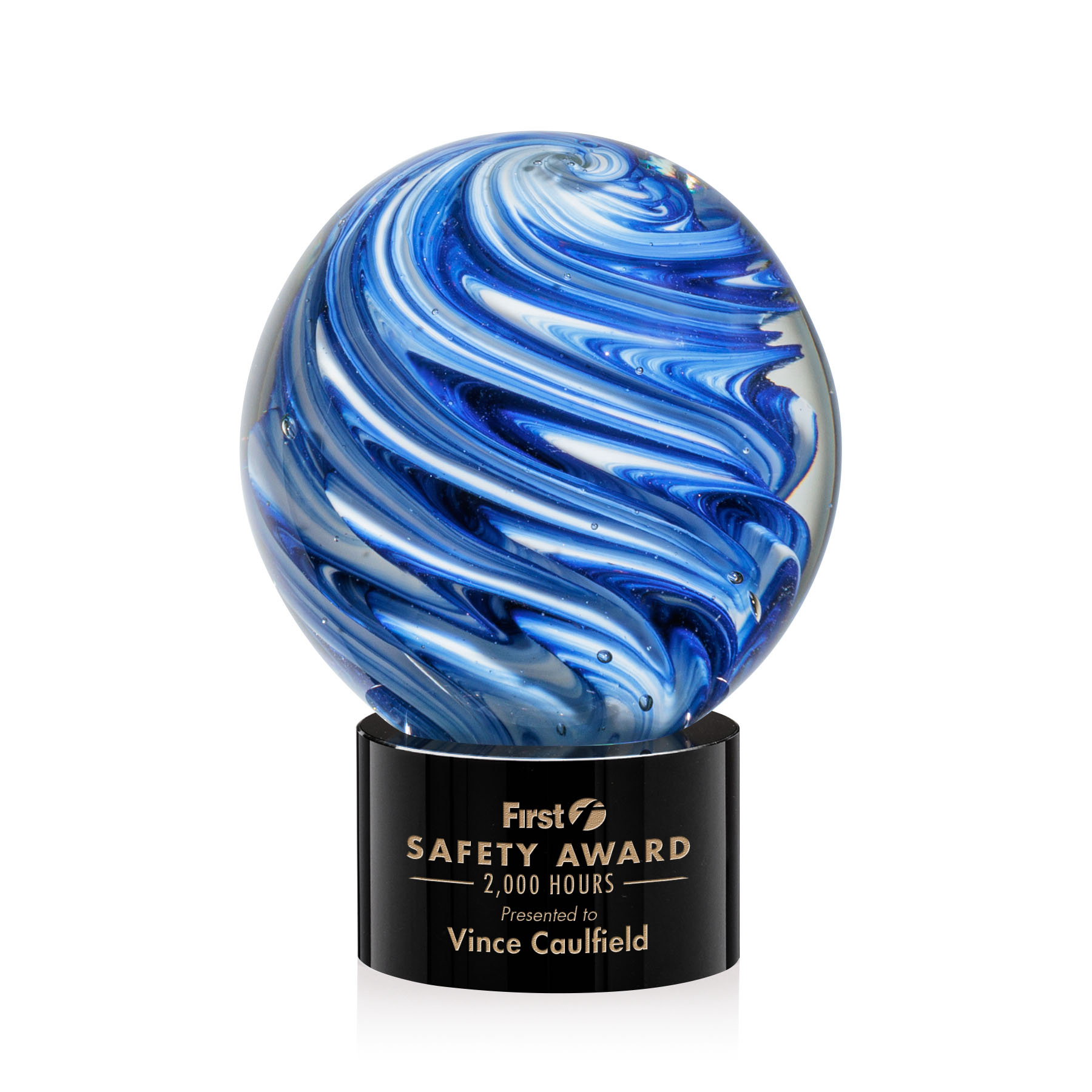 Naples Award on Marvel Base - Black