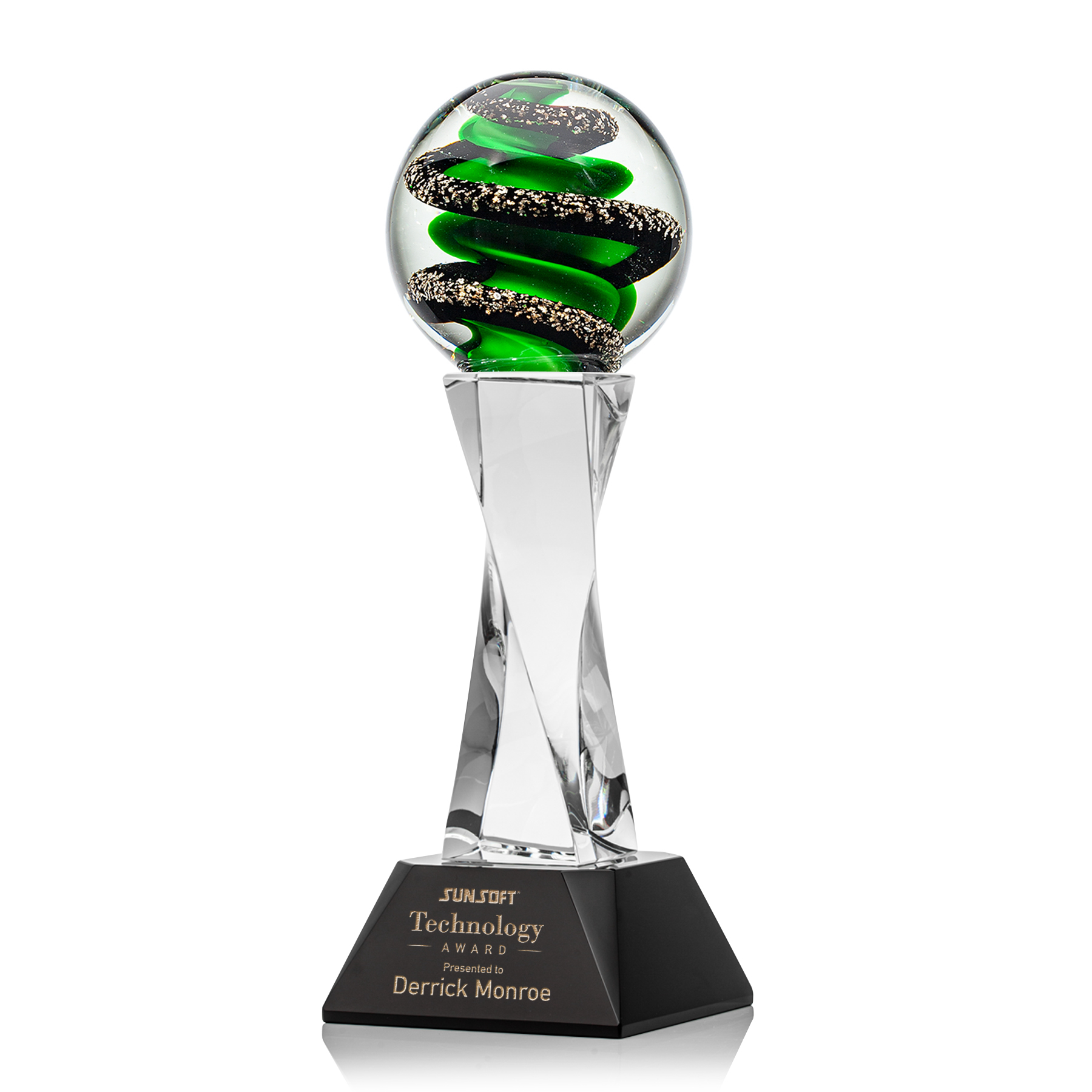 Zodiac Award on Langport Base - Black