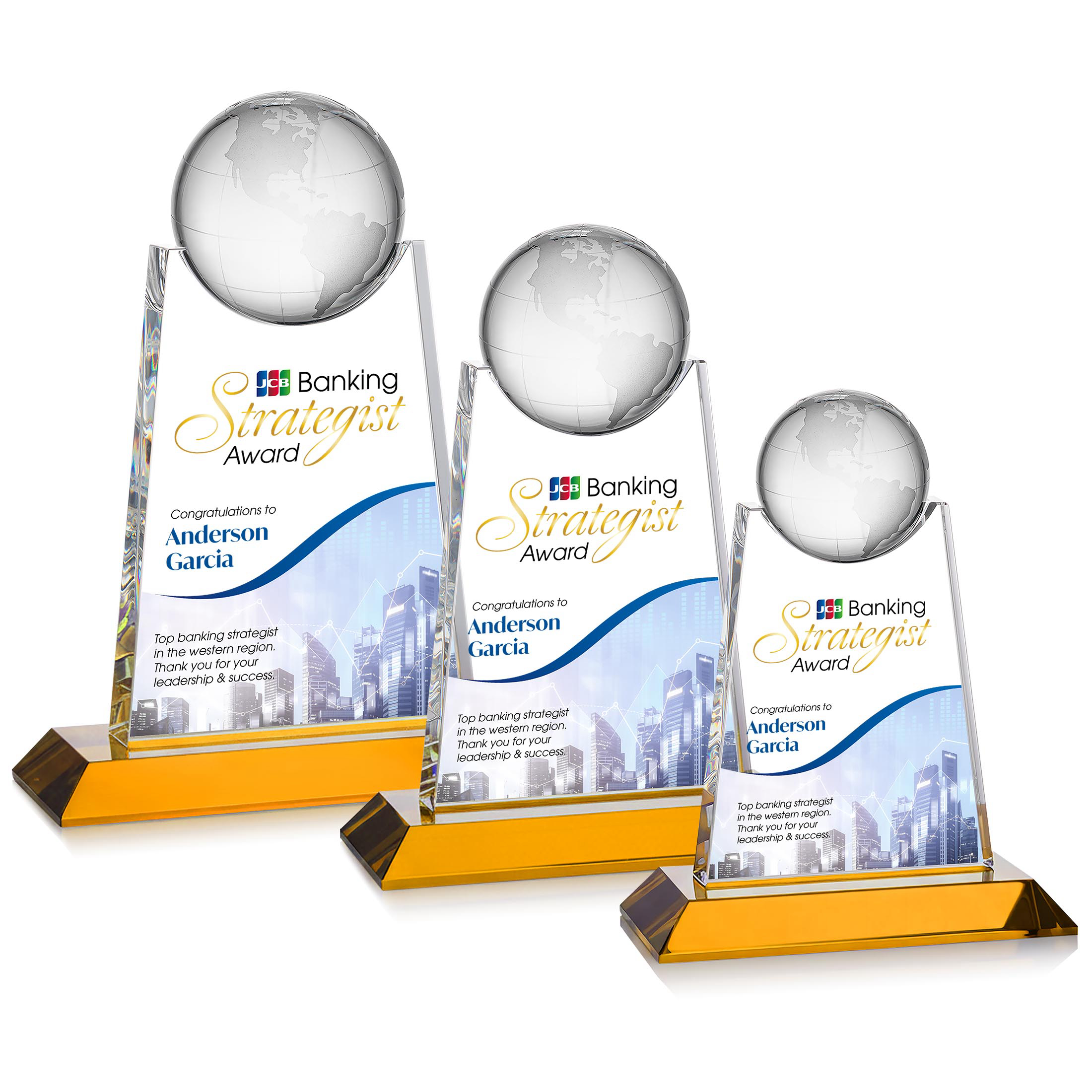 Netherford Globe VividPrint™ Award - Amber