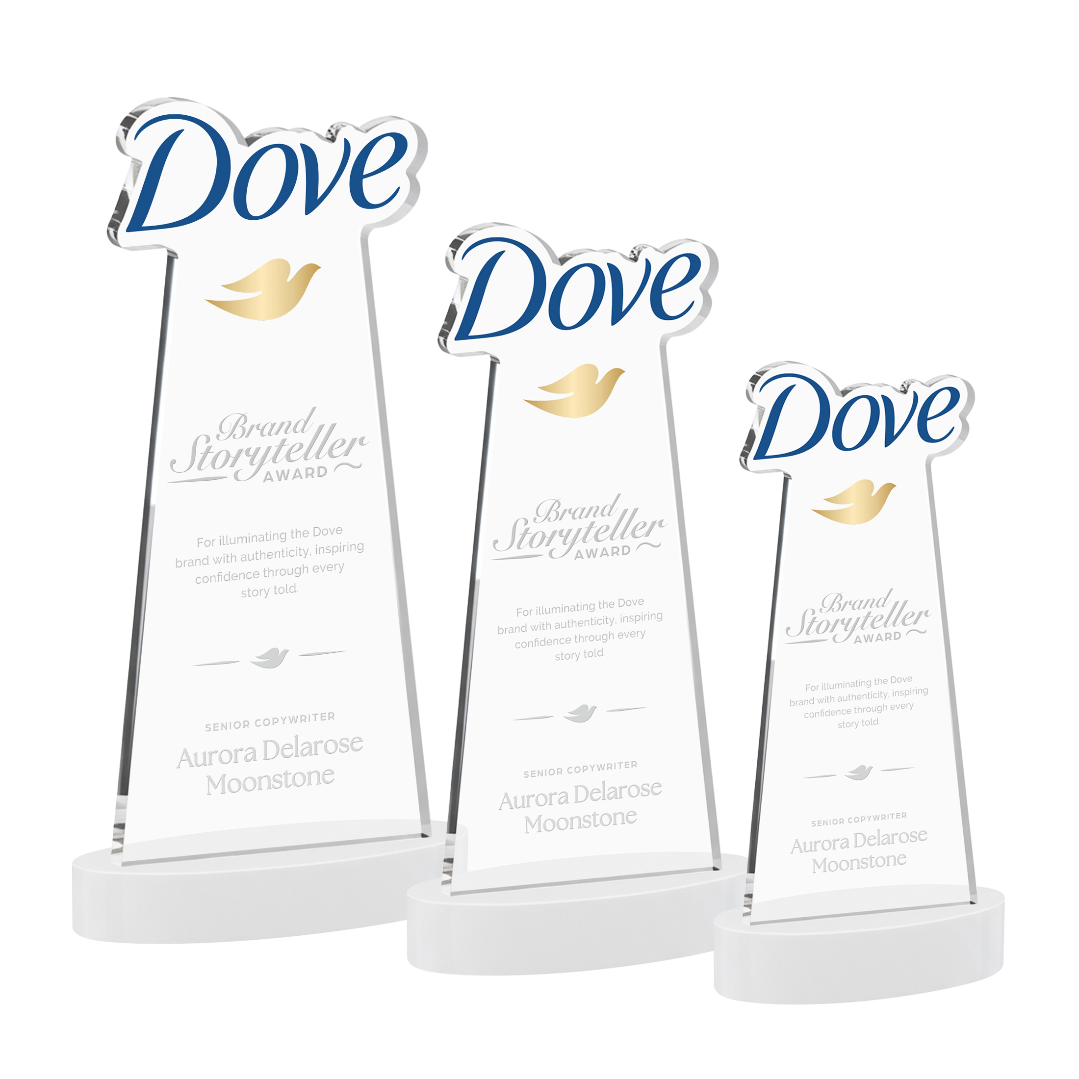 EdgeCraft Tapered Award on Alberton - White (via Air)