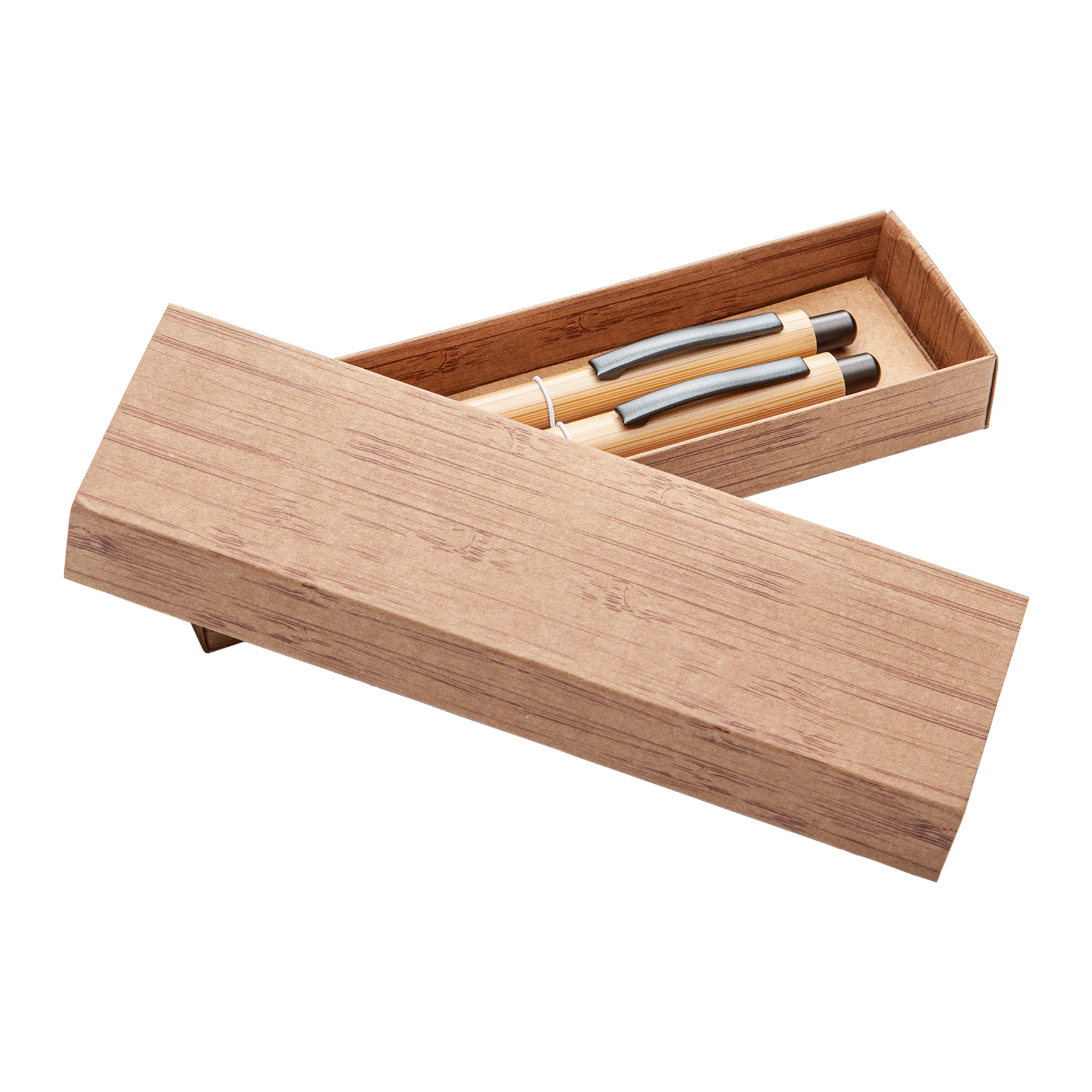 Lucky Clicker Bamboo Pen & Pencil Set 7