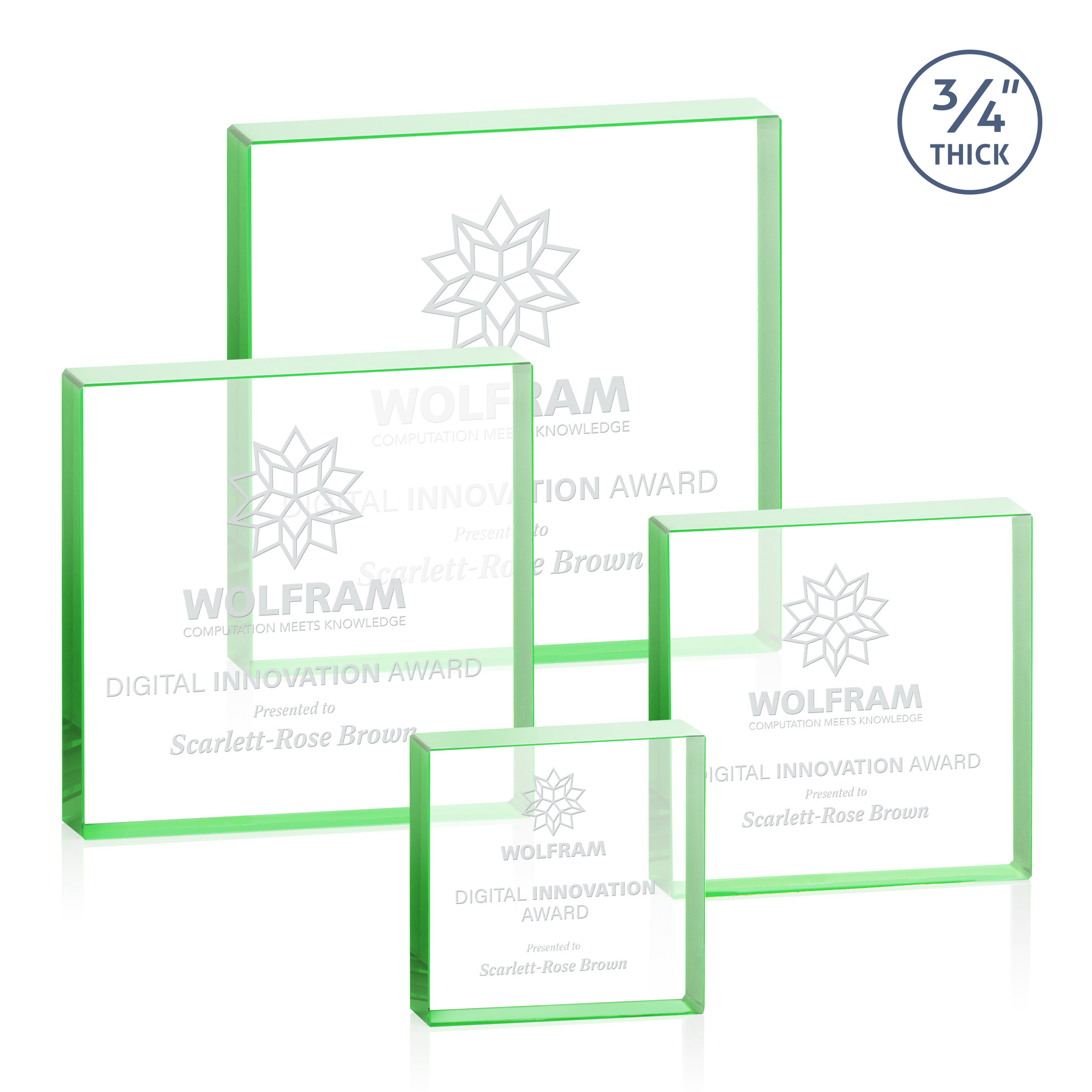 Upton Square Award - Emerald