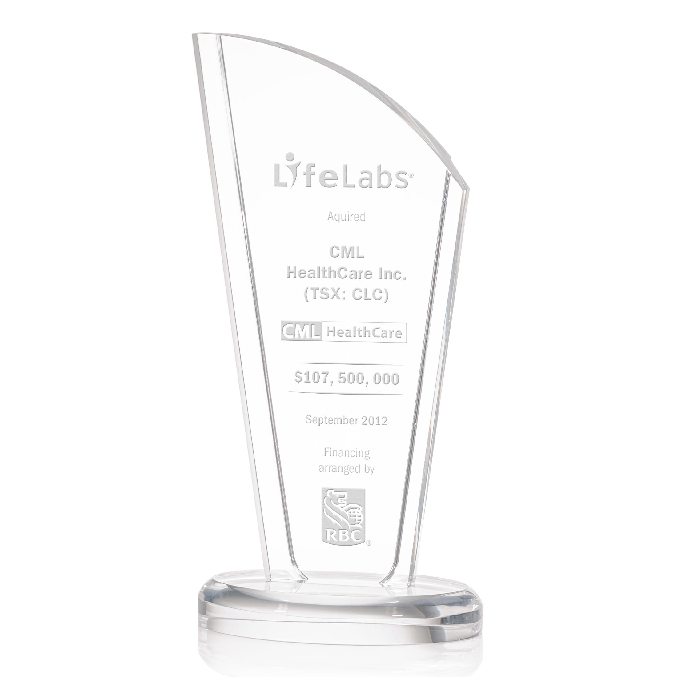 Bridgewood Award - Clear