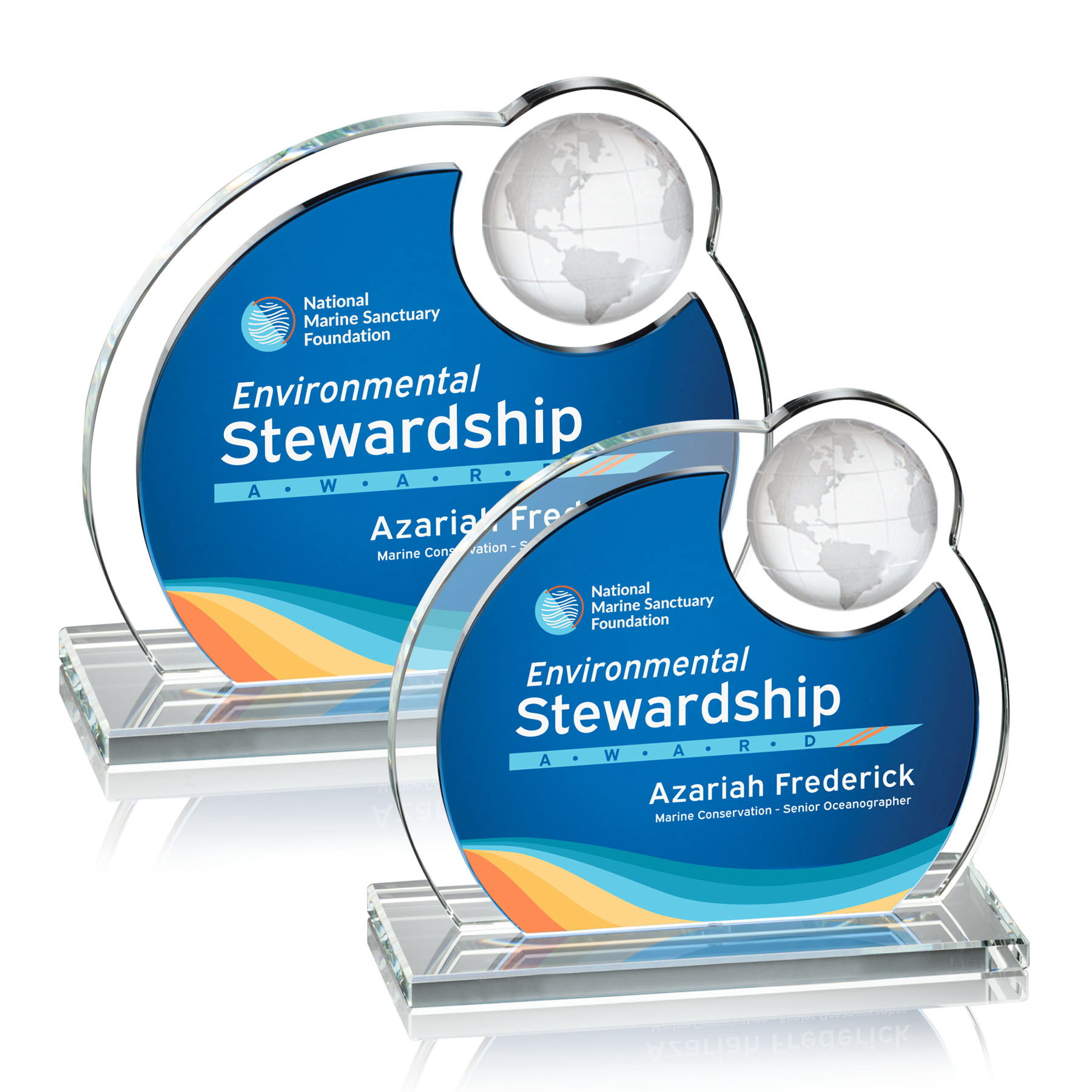 Riccarda VividPrint™ Award - Blue
