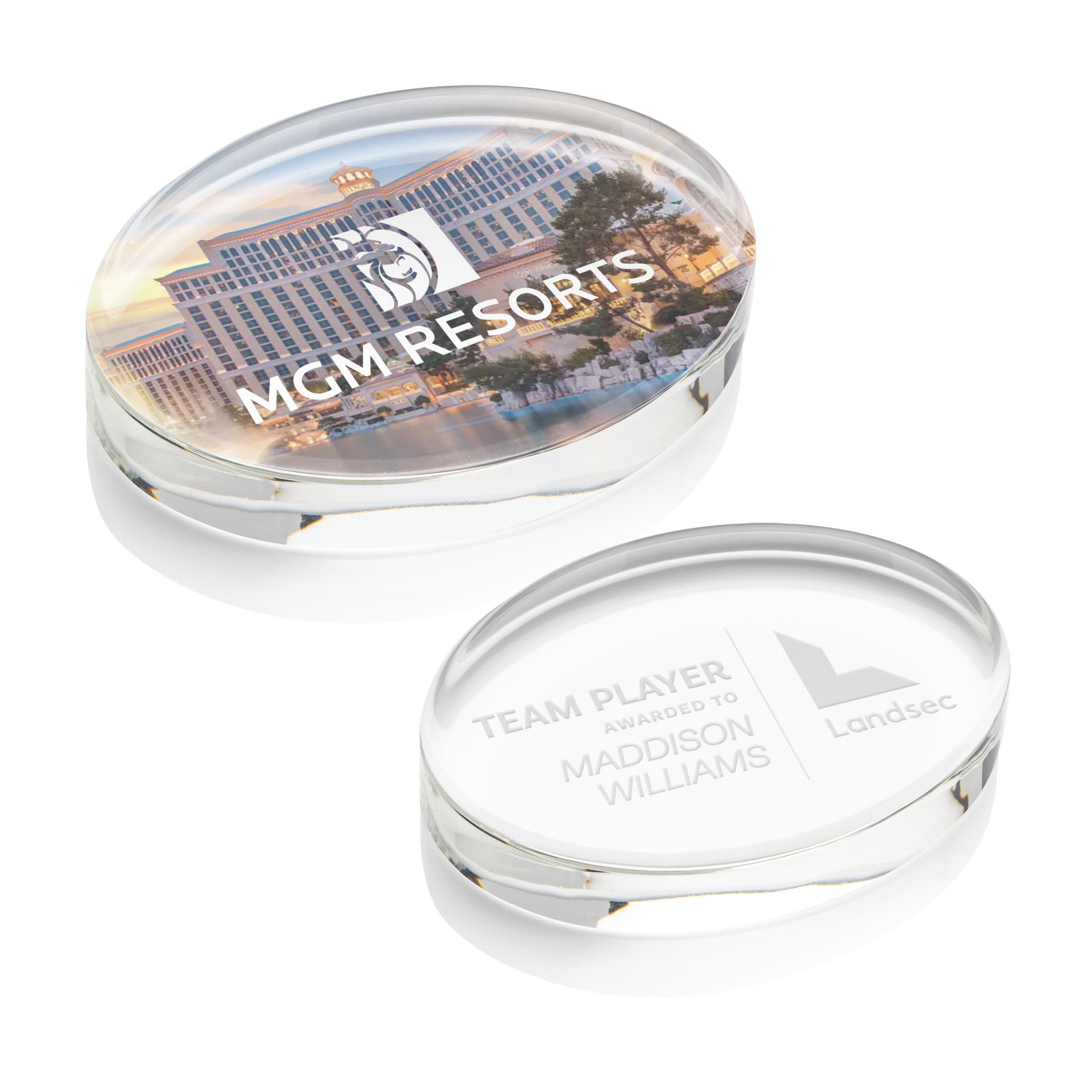 Logan Oval Paperweight