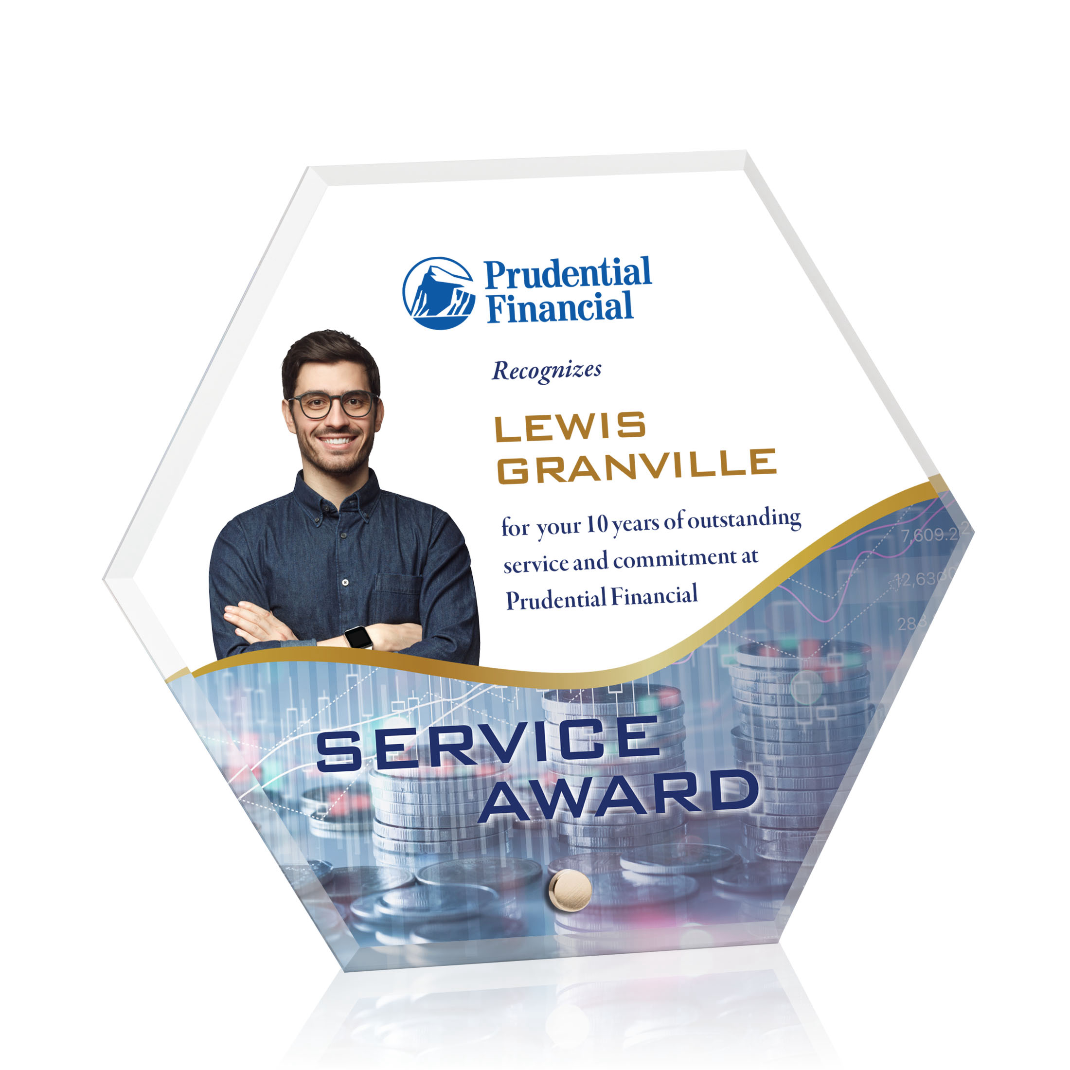 Polaris Hexagon VividPrint™ Award - Gold