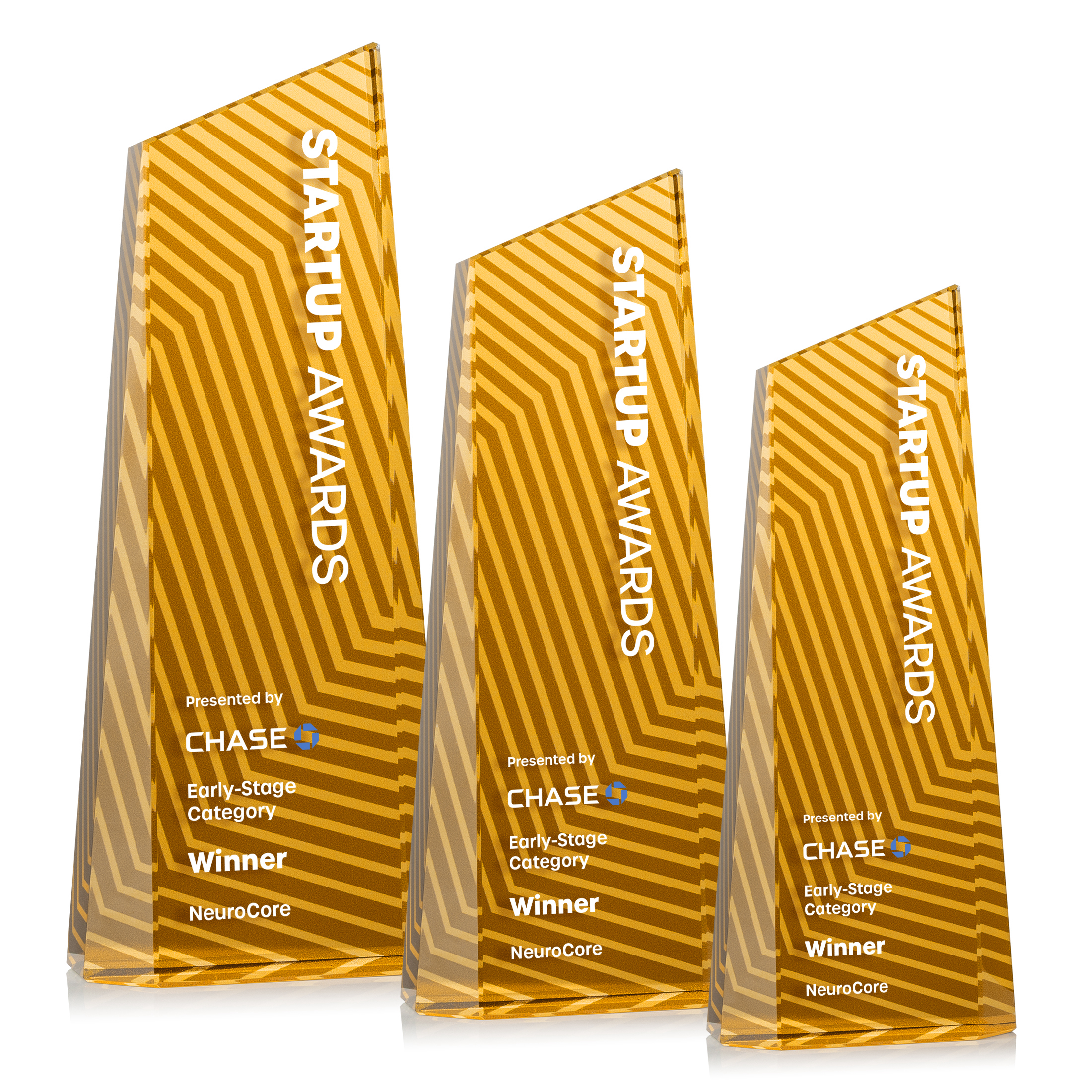 Hallandale VividPrint™ Award - Yellow