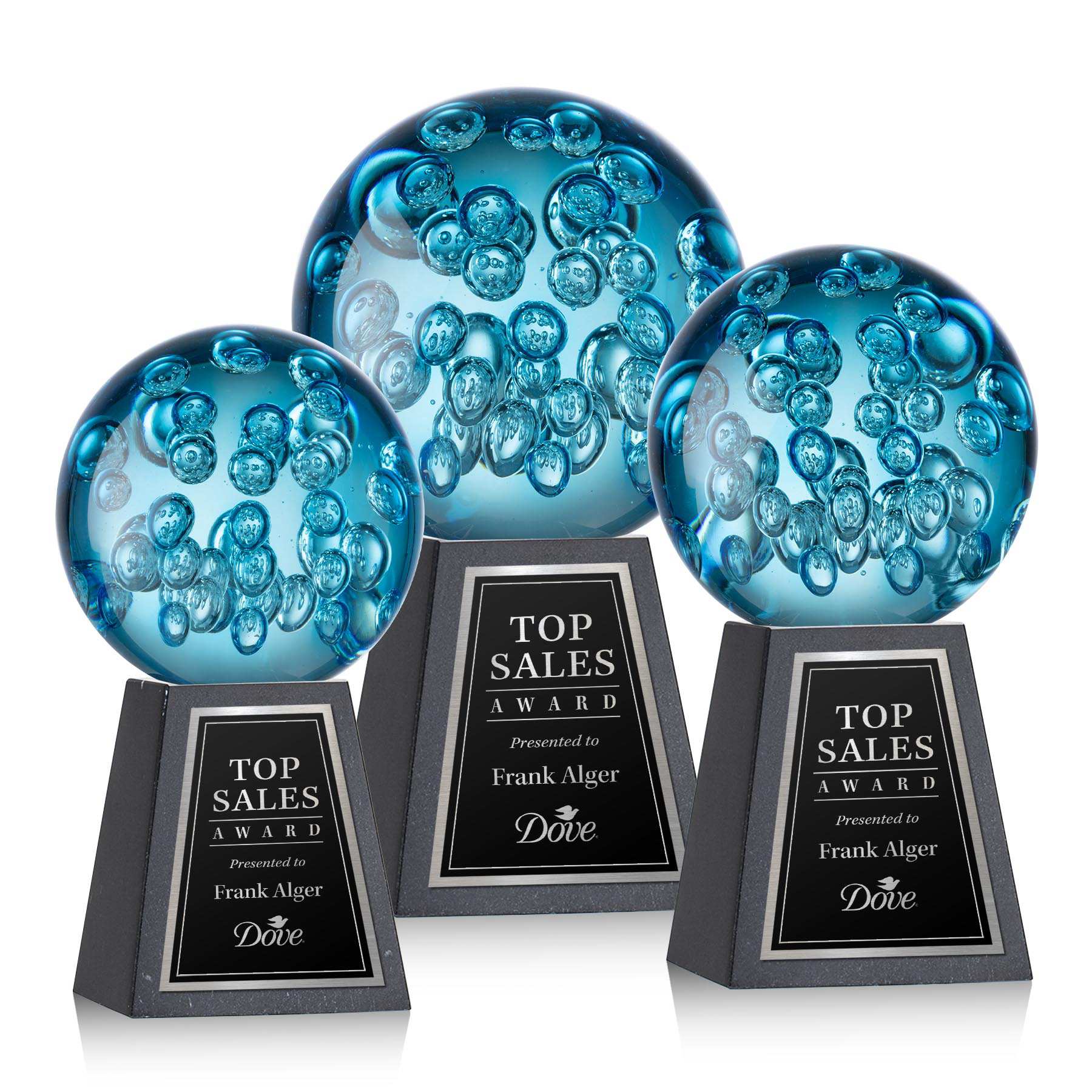 Addison Award on Tall Marble Base
