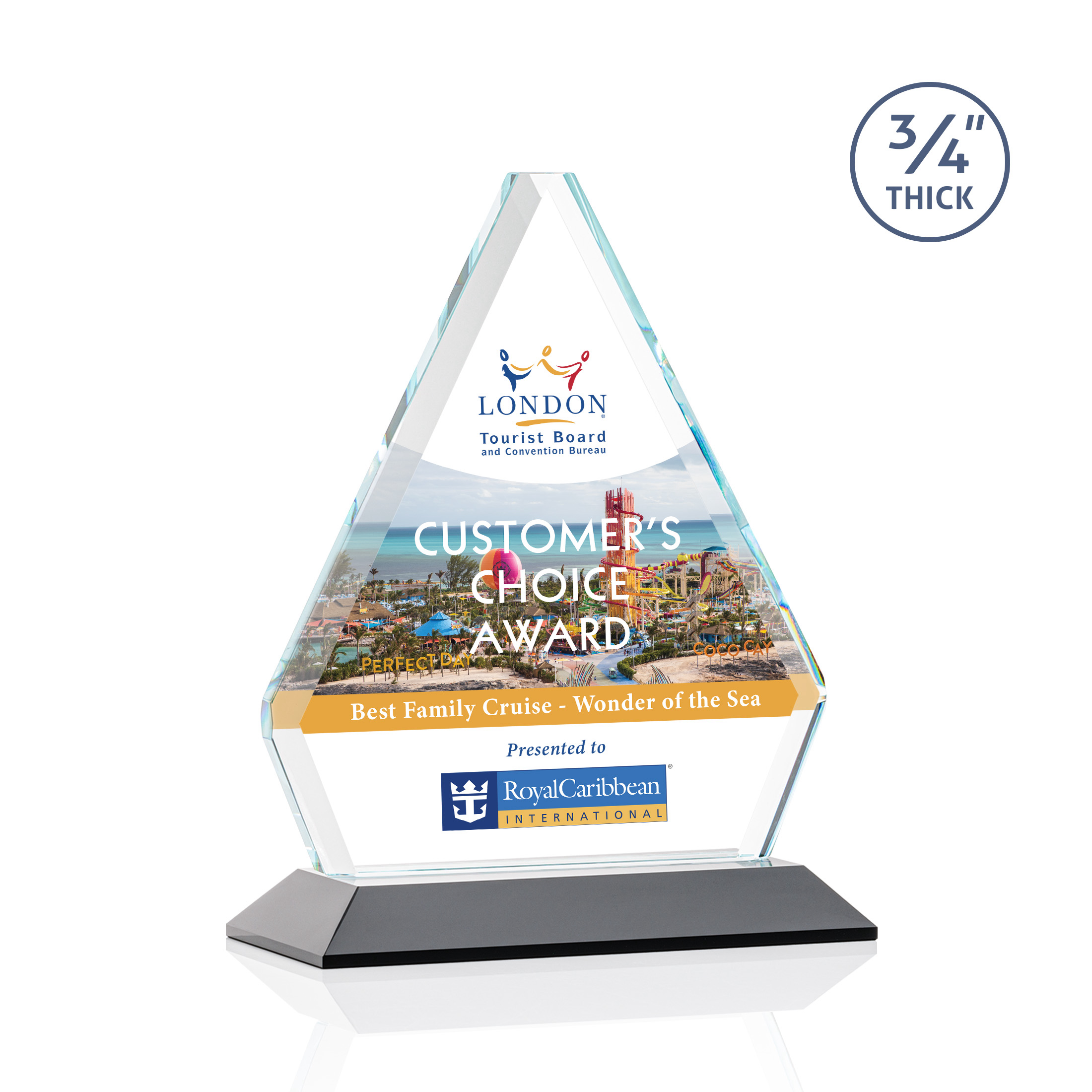 Fyreside VividPrint™ Award - Black