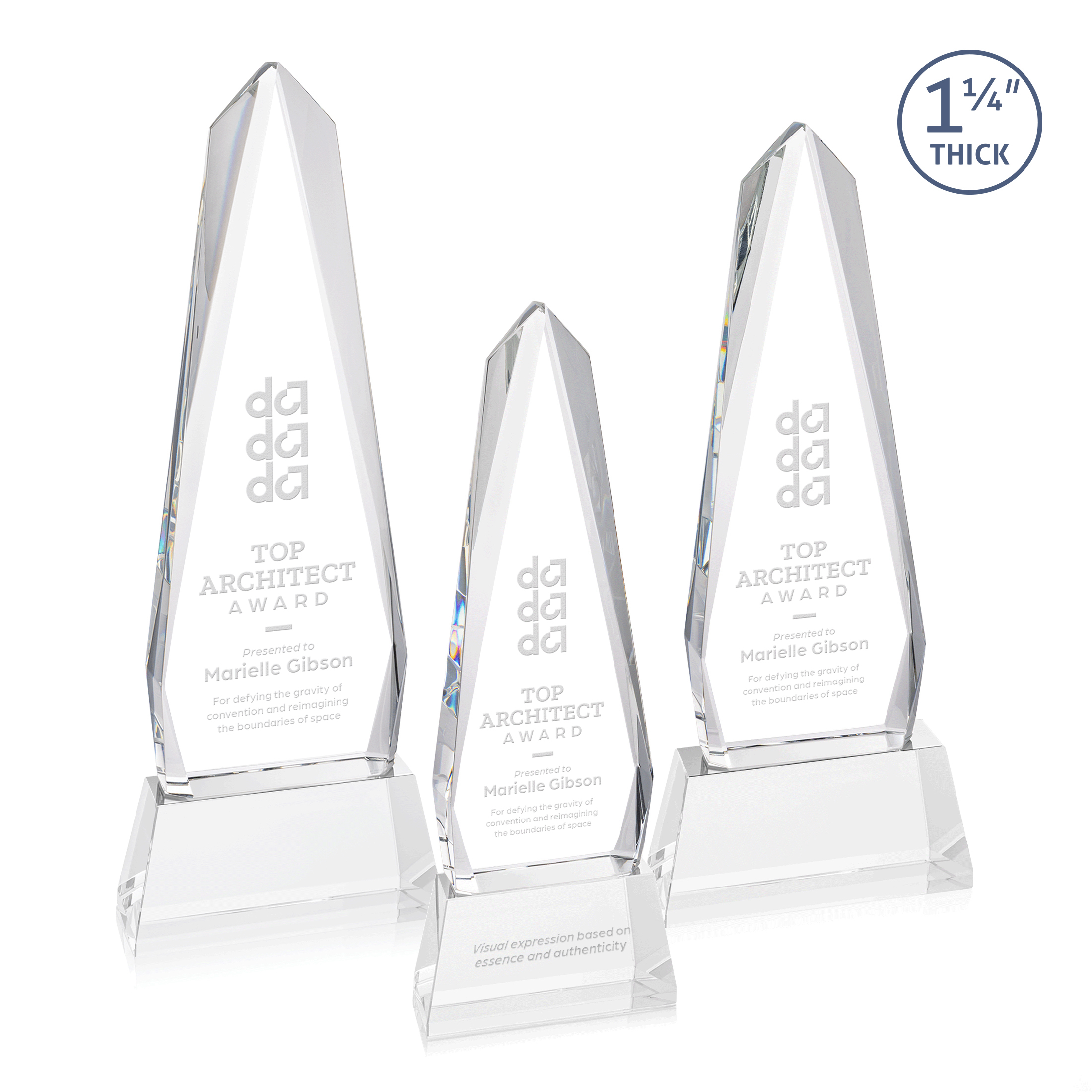 Cheswick Award on Entwhistle Base - Clear