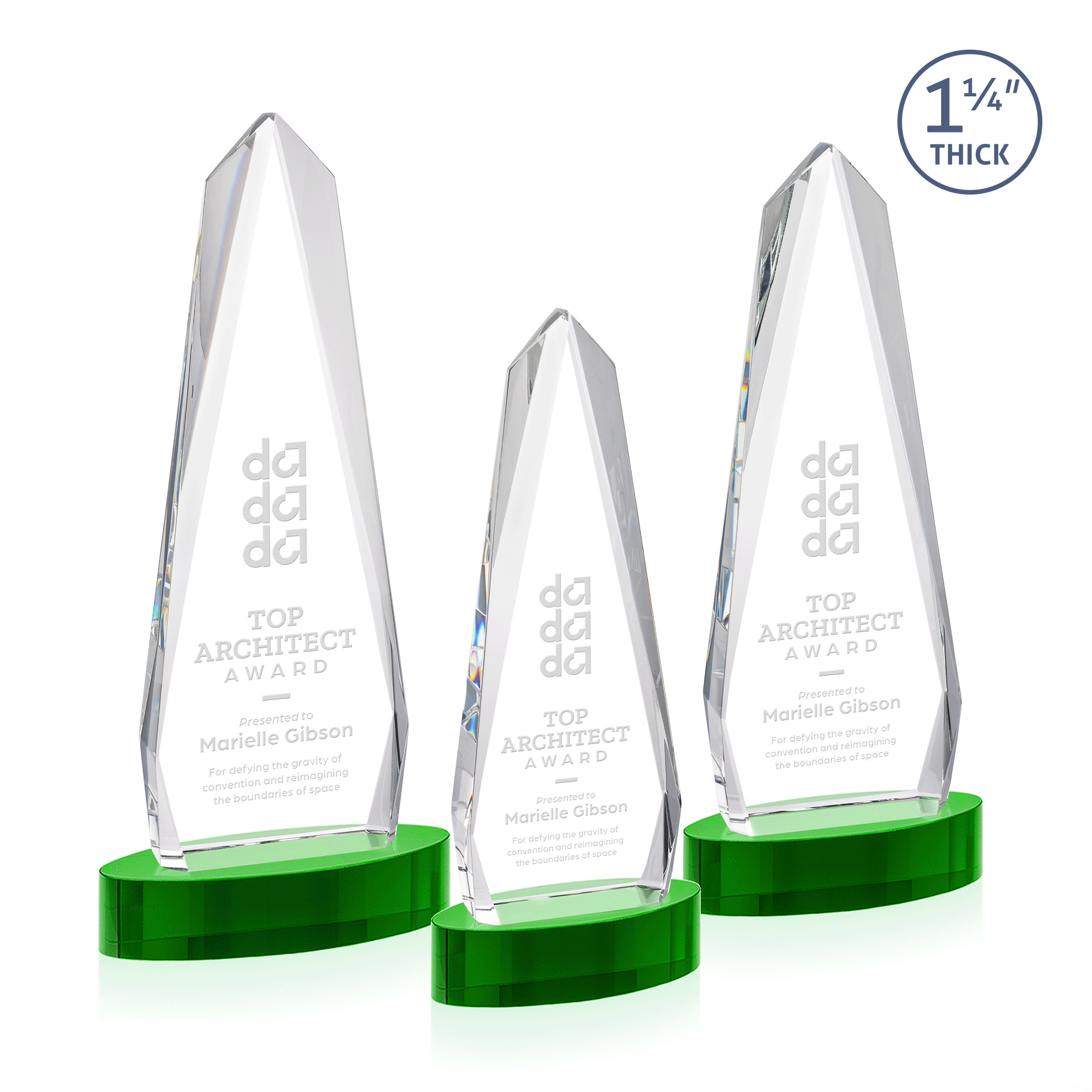 Cheswick Award on Alberton Base - Green
