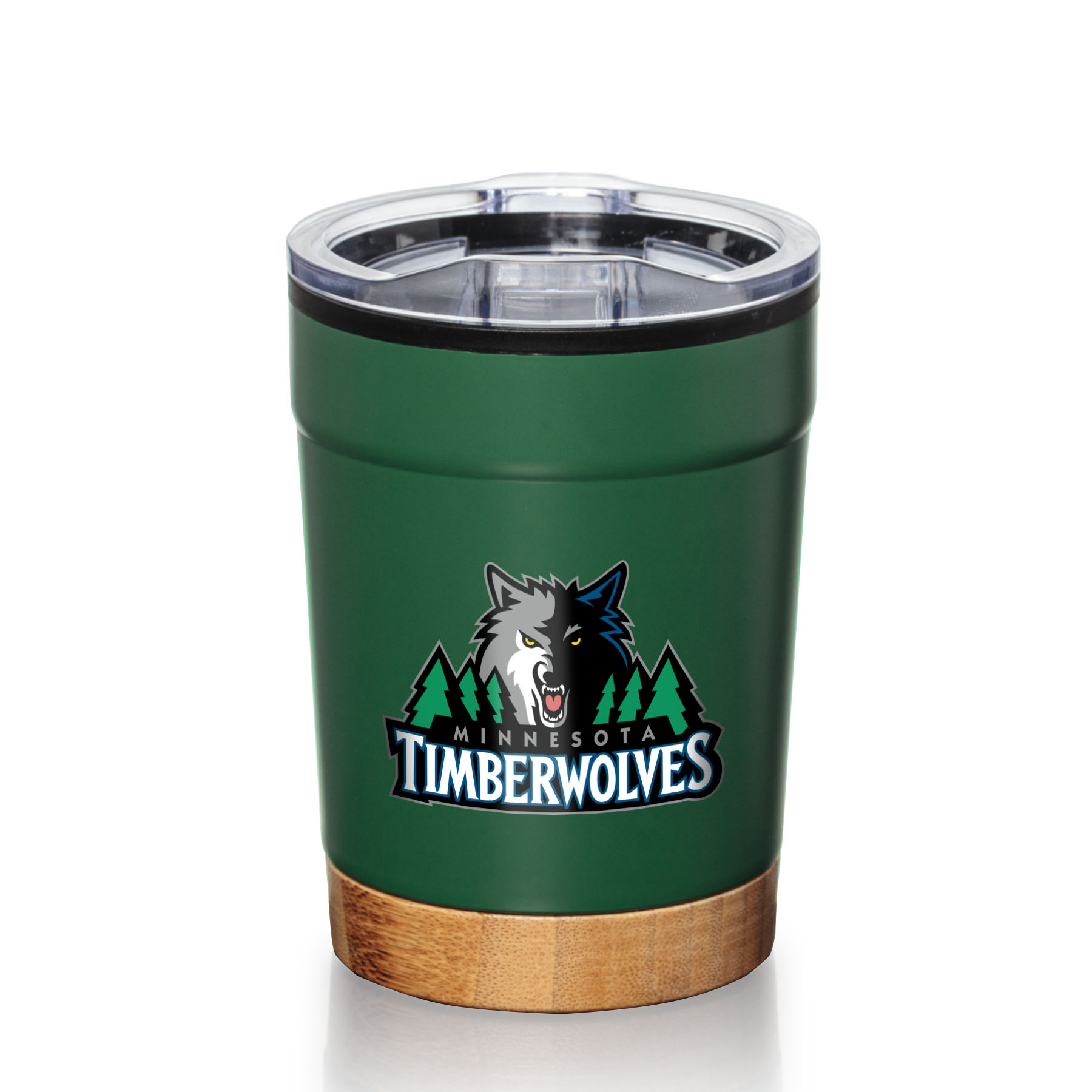 Eduardo Double Wall Tumbler w/Bamboo Base - 12oz