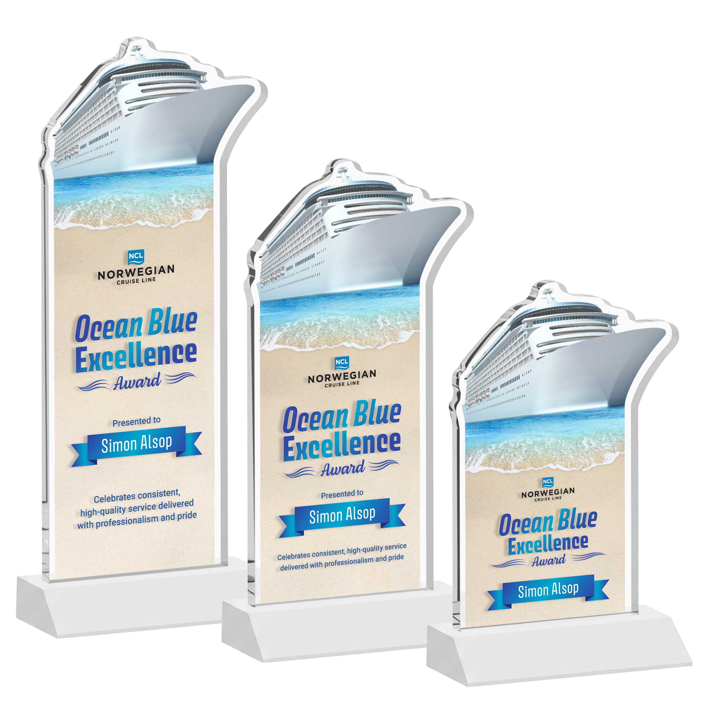 Voyager VividPrint™ Award - White