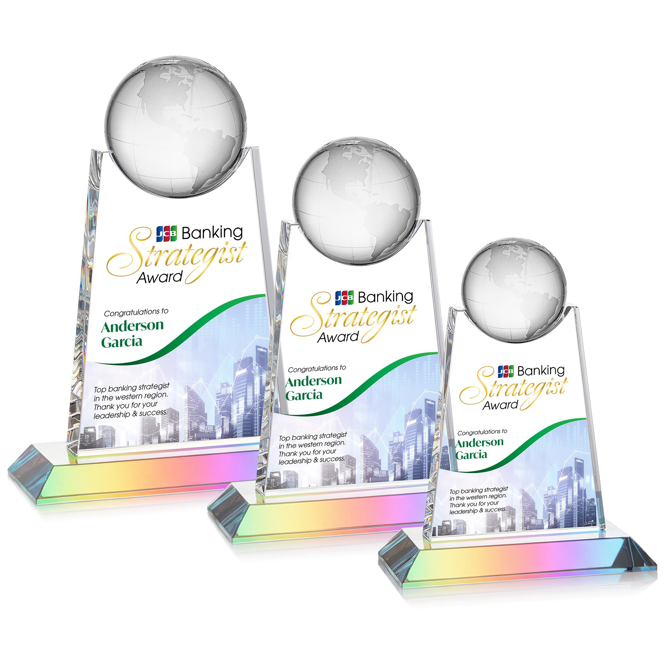 Netherford Globe VividPrint™ Award - Prismatic