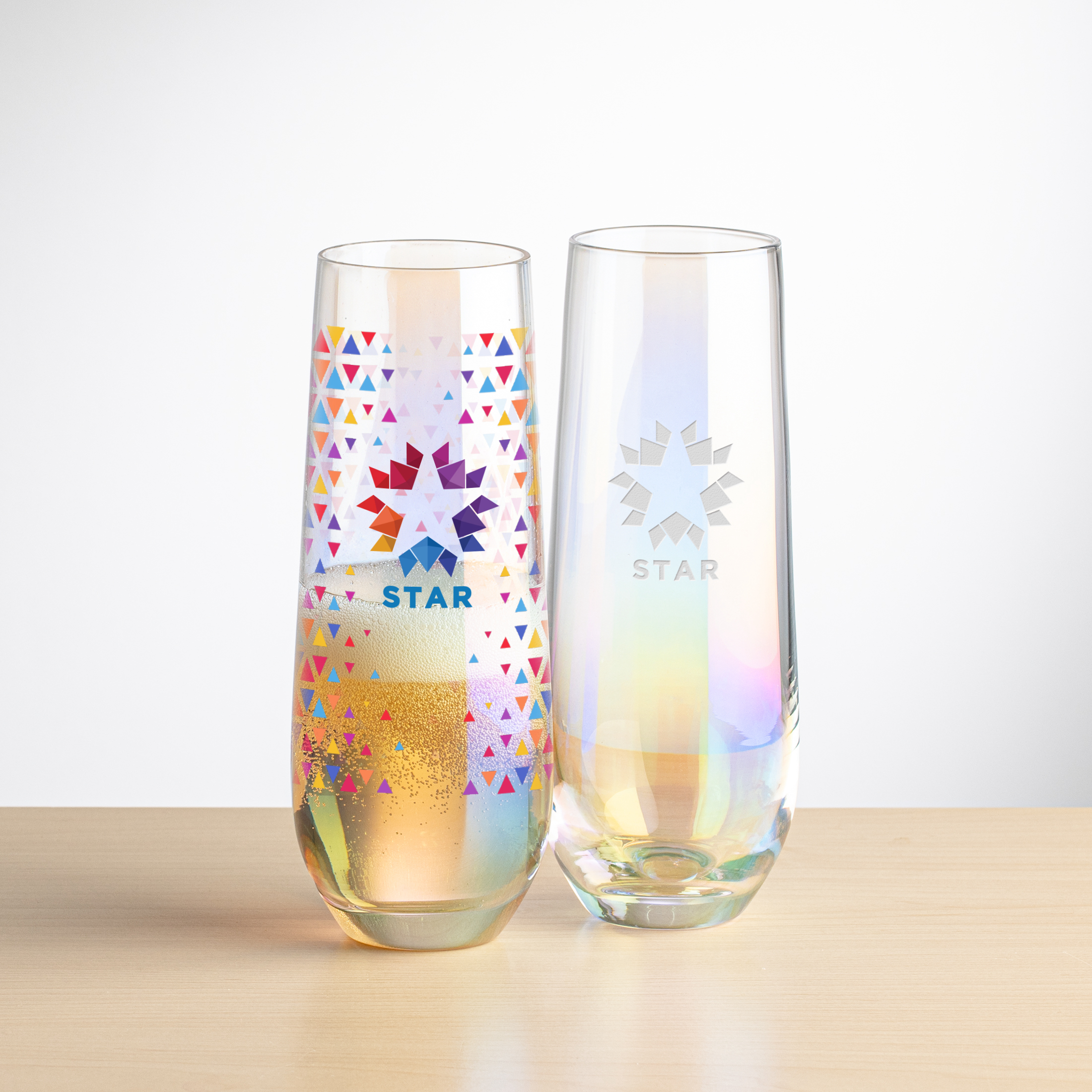 Miami Stemless Flute - 10oz