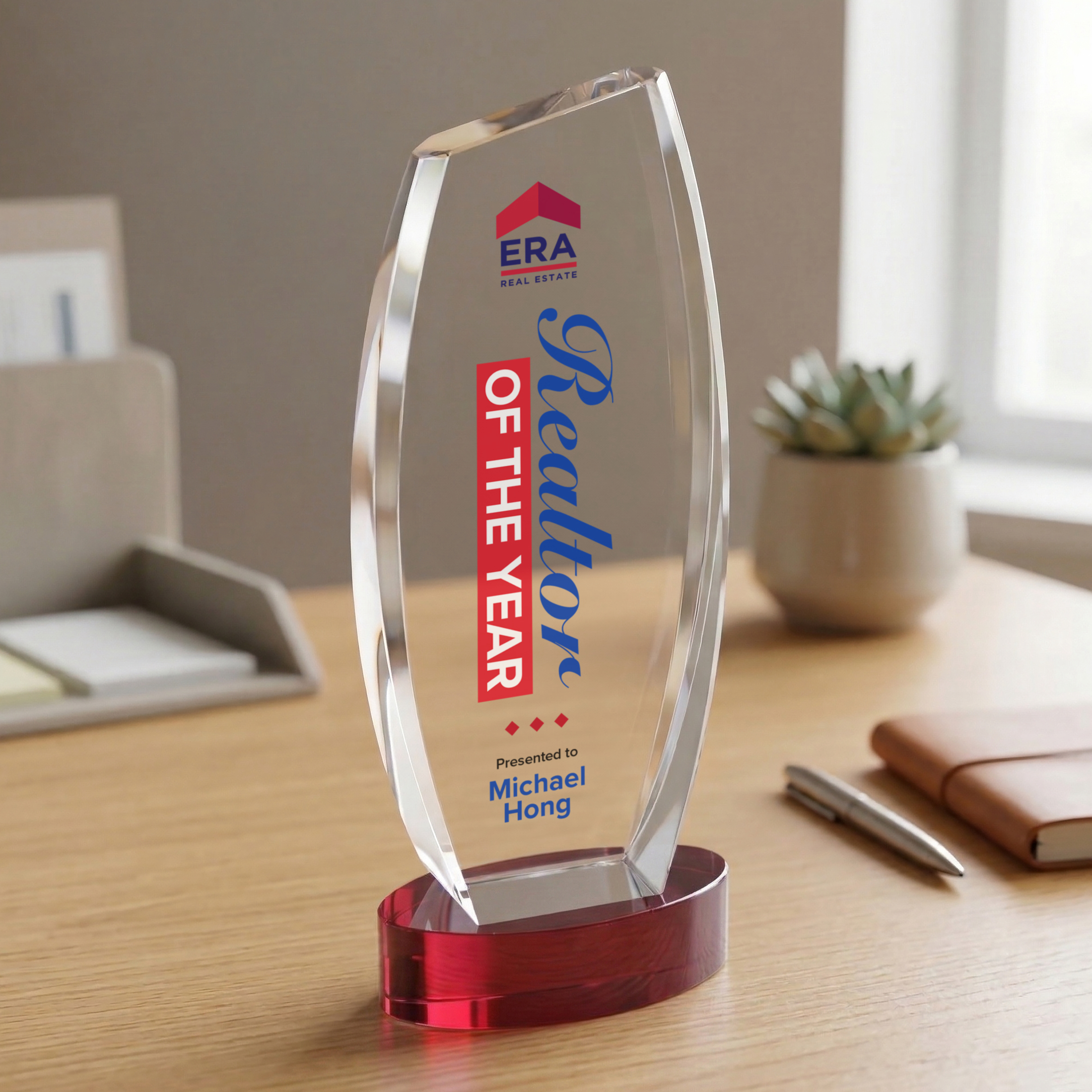 Colorado VividPrint™ Award on Base - Red