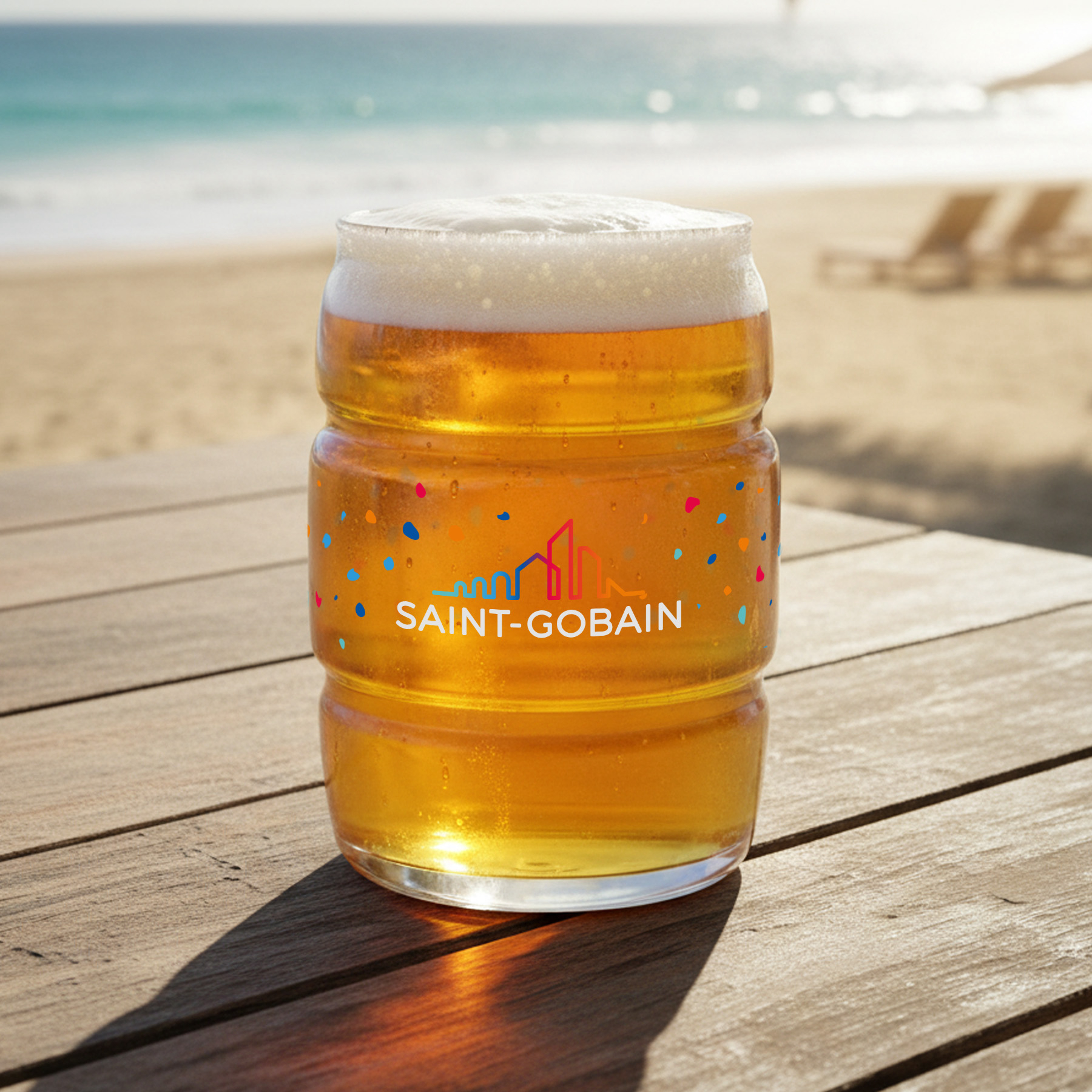 Barrel Beer Glass - VividPrint™