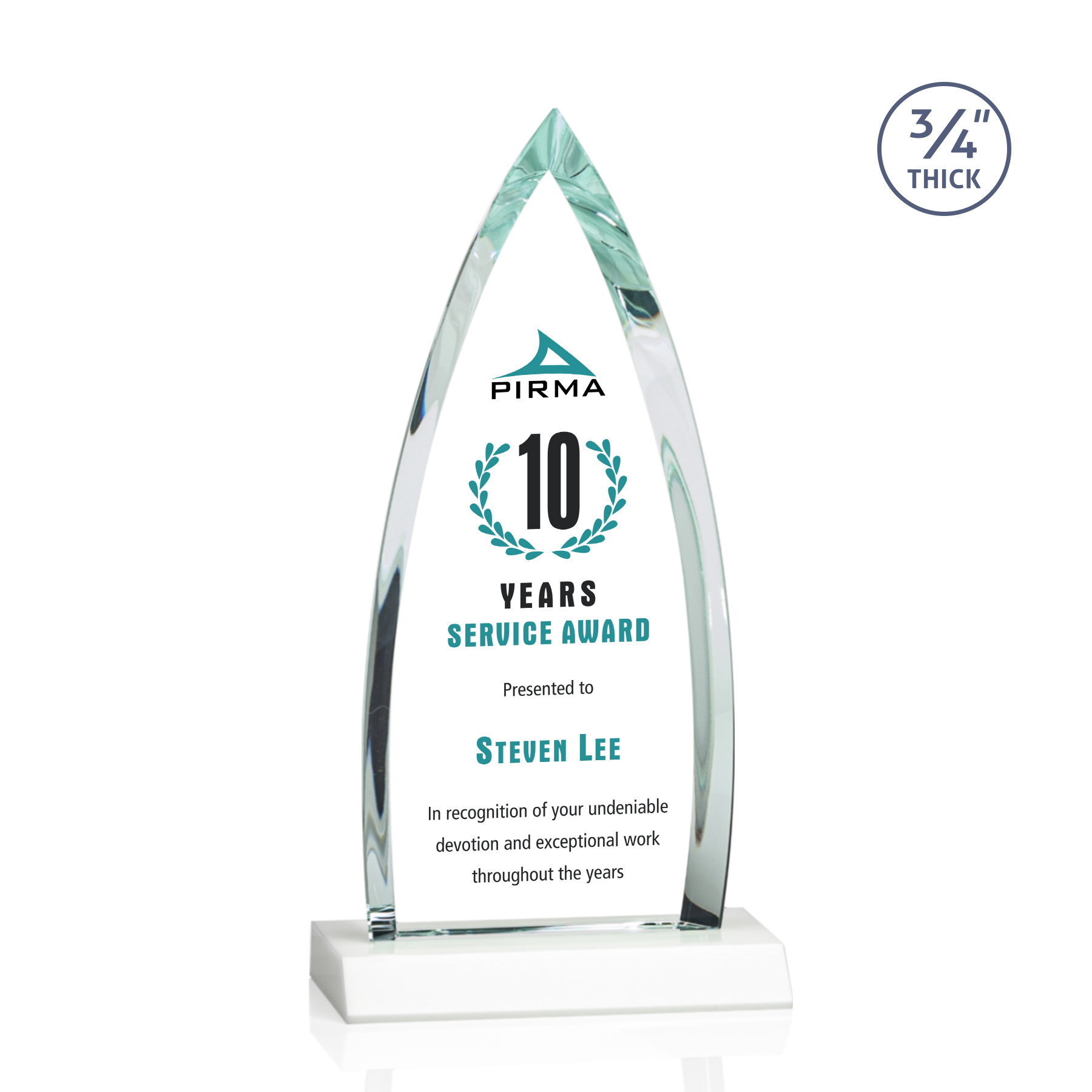 Shildon VividPrint™ Award - White