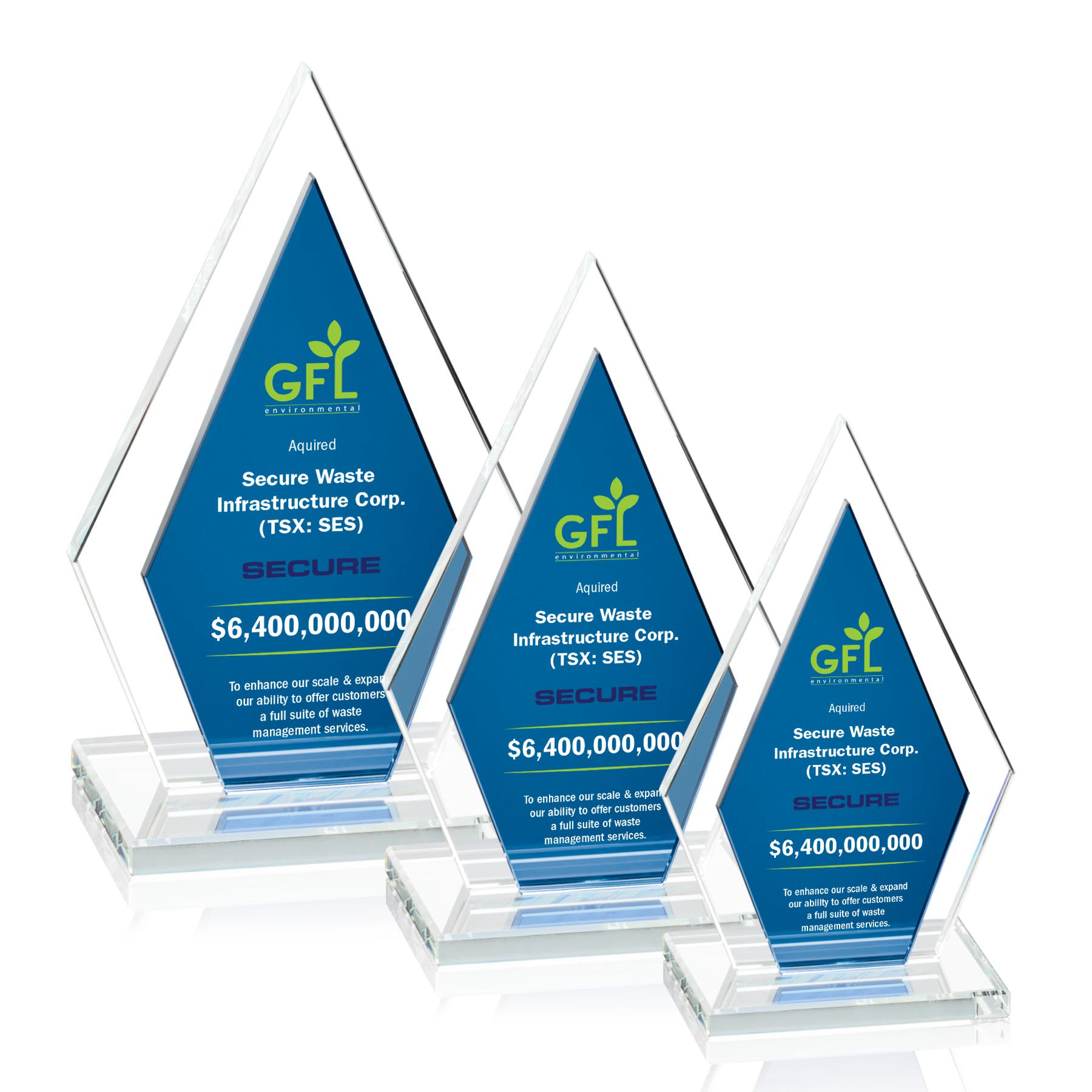 Zarita VividPrint™ Award - Blue