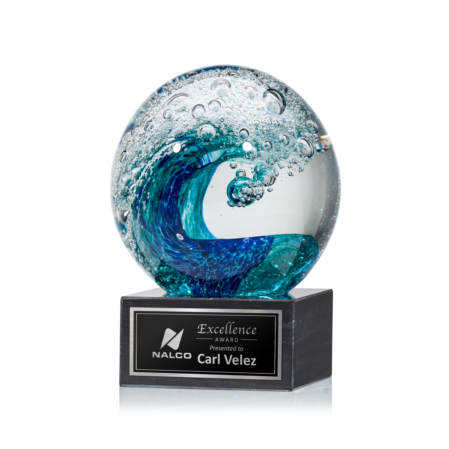 Surfside Award on Square Marble