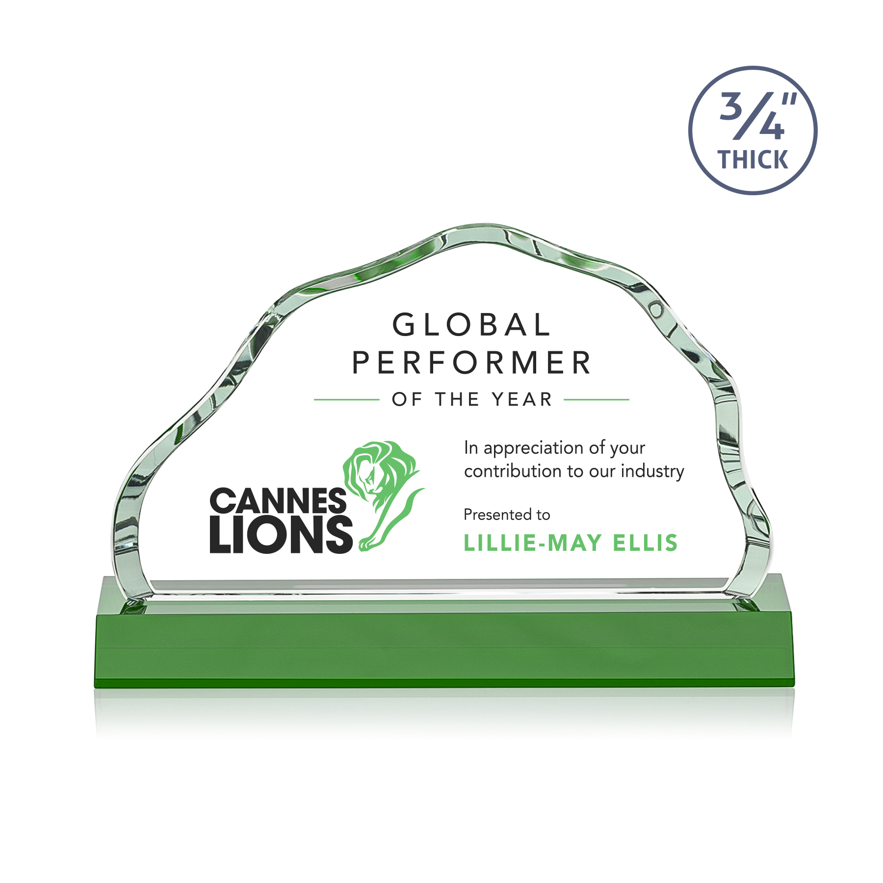 Highbridge VividPrint™ Award - Green