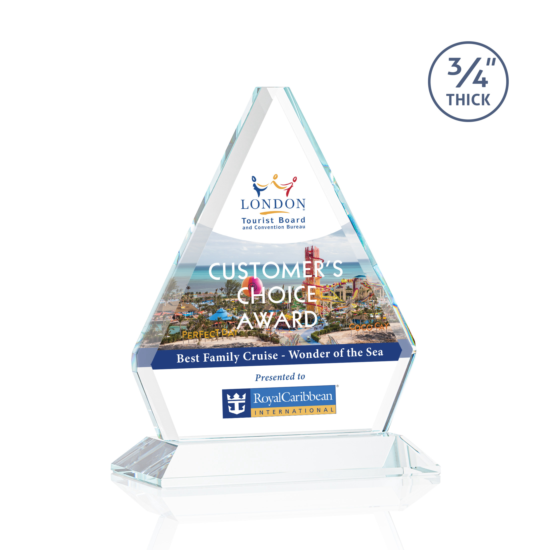 Fyreside VividPrint™ Award - Clear
