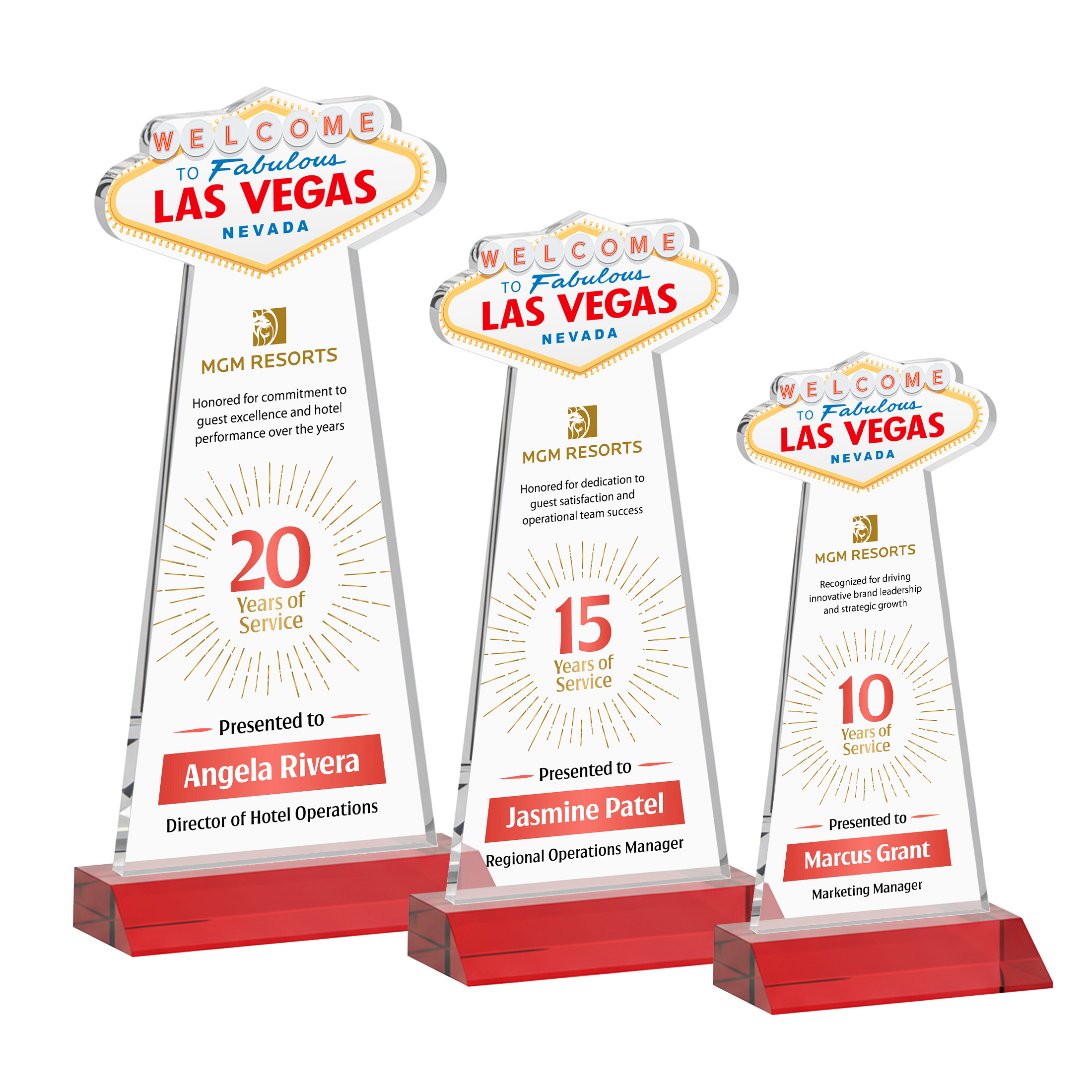 Las Vegas VividPrint™ Award - Red