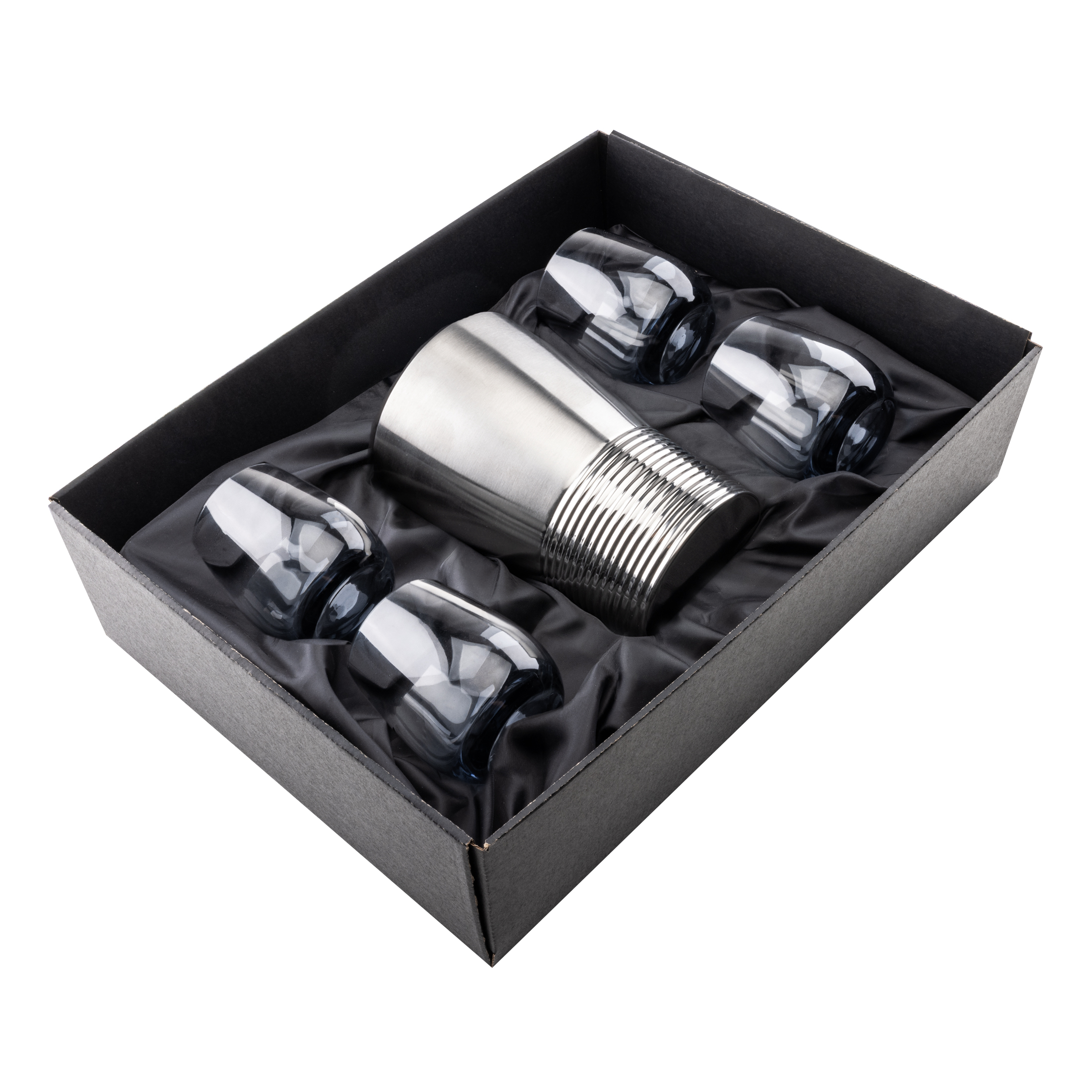 Genoa Wine Cooler & Soudan Smoke Stemless Wine