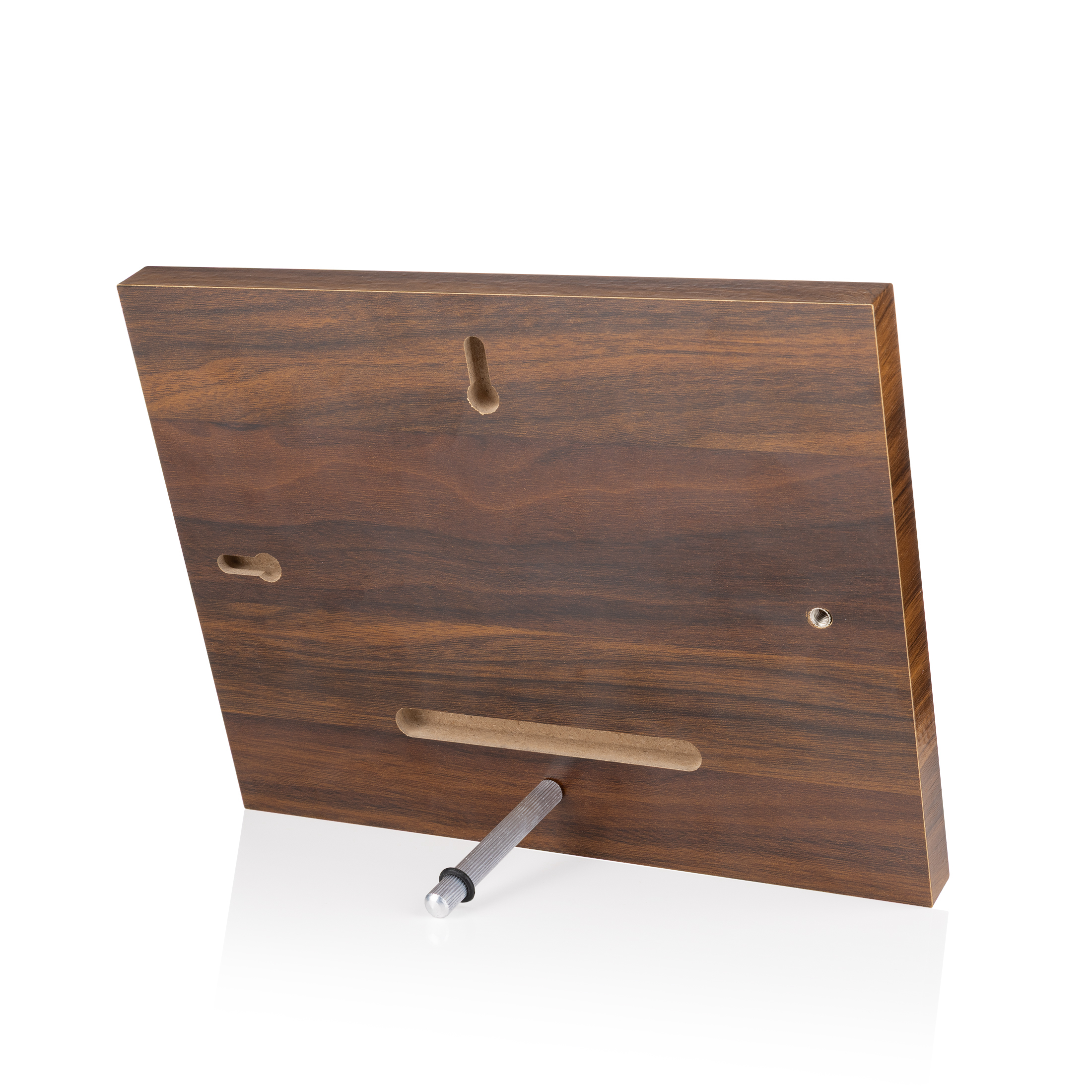 Millsboro Plaque - Walnut Finish/Silver