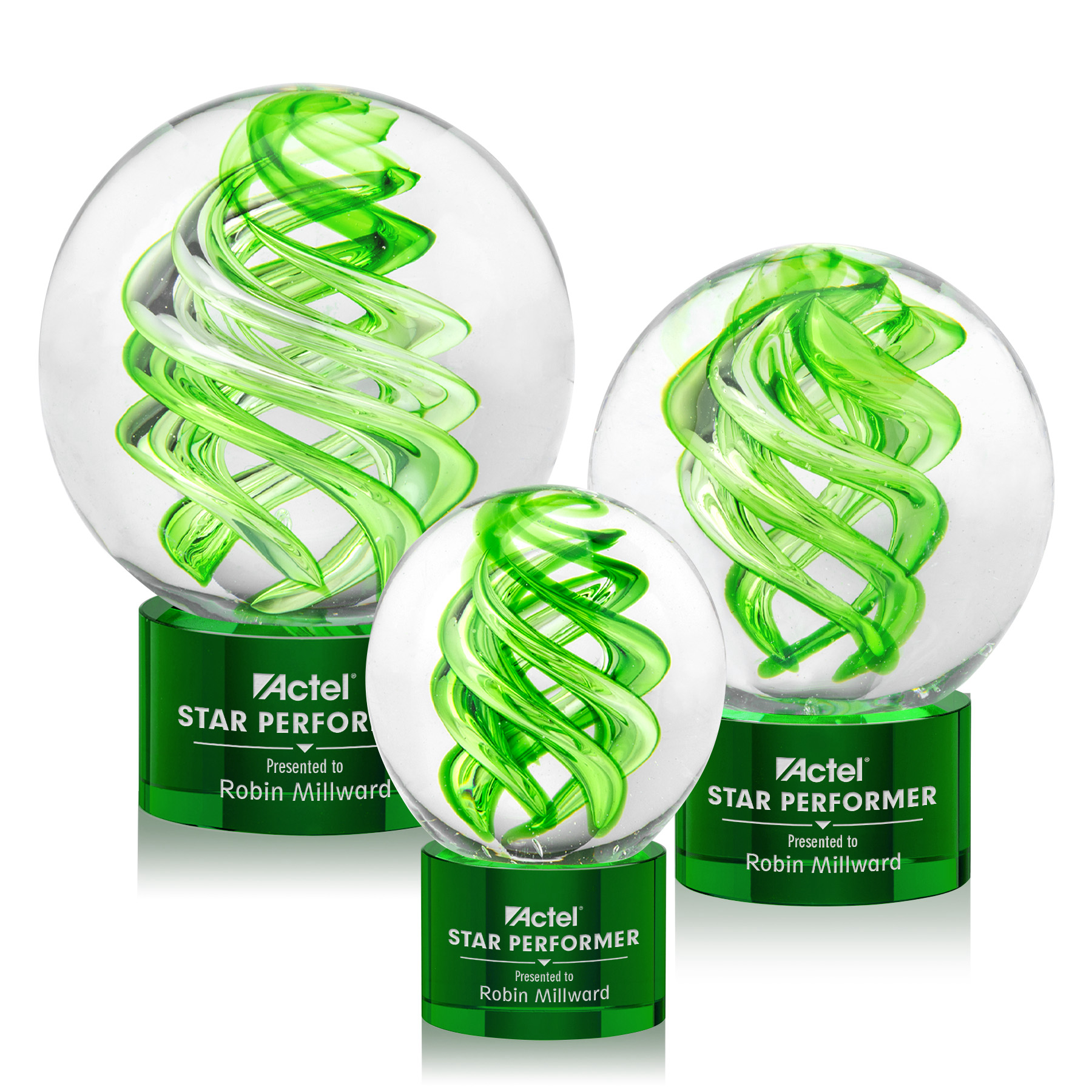 Vortex Award on Marvel Base - Green