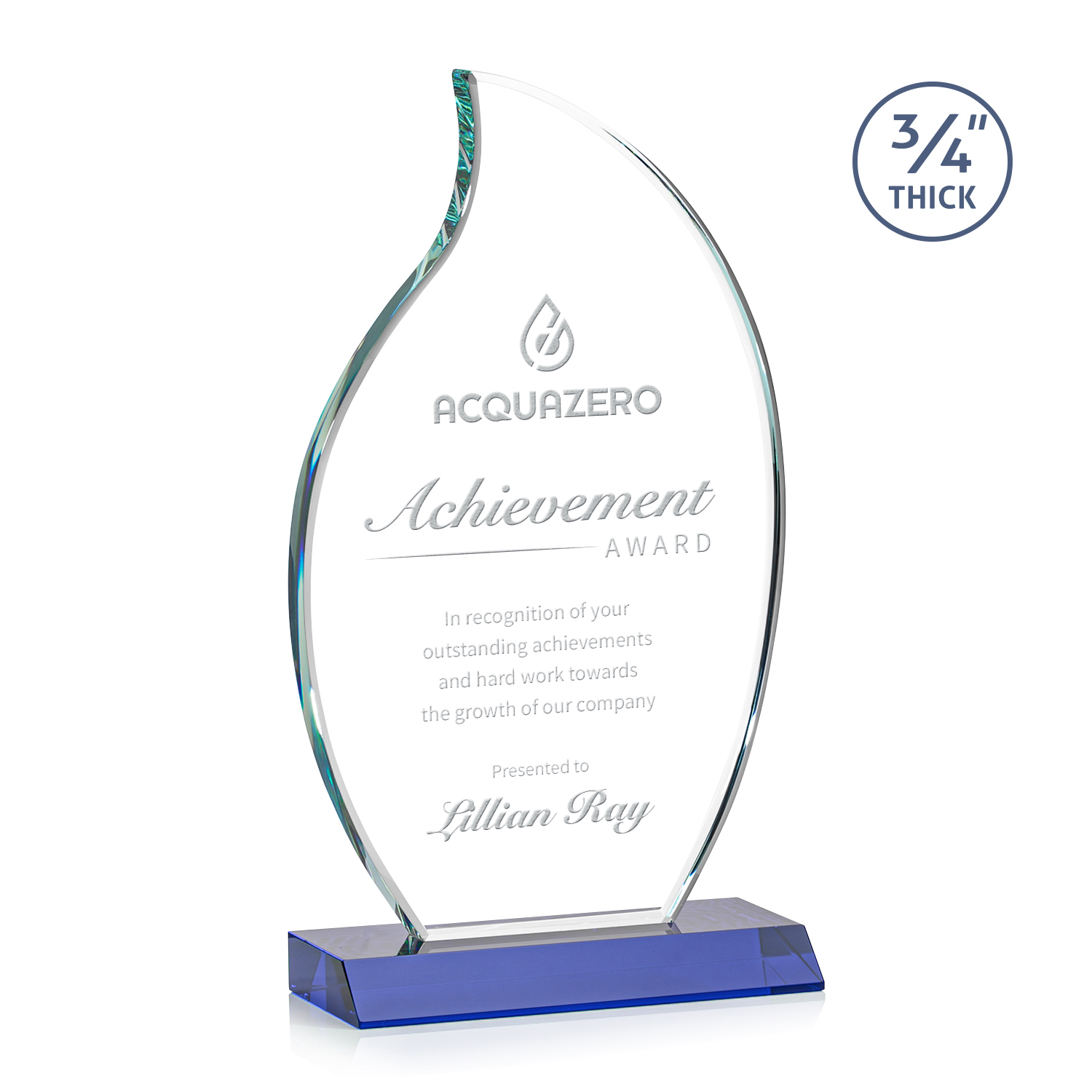 Croydon Flame Award - Blue
