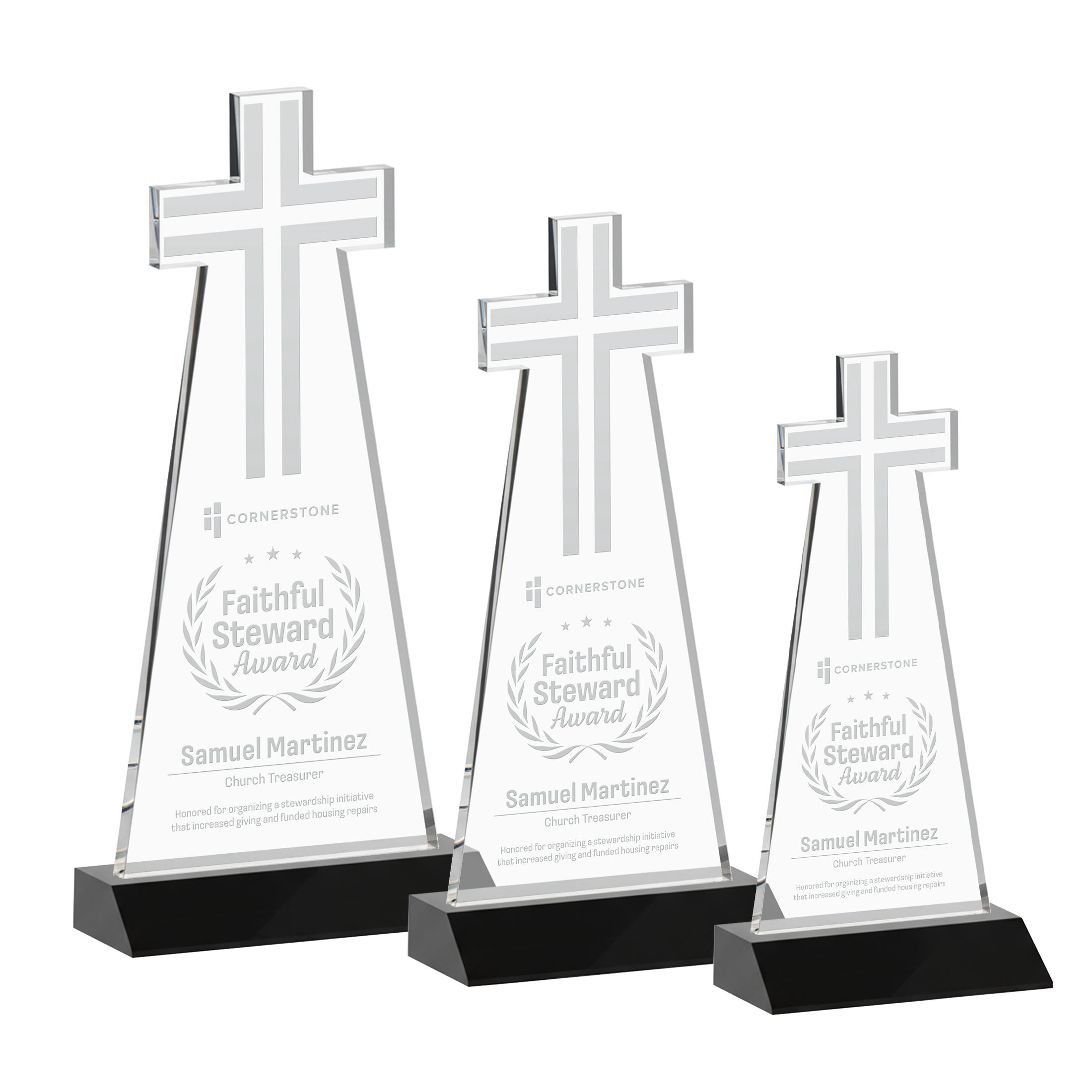 Cross Award - Black