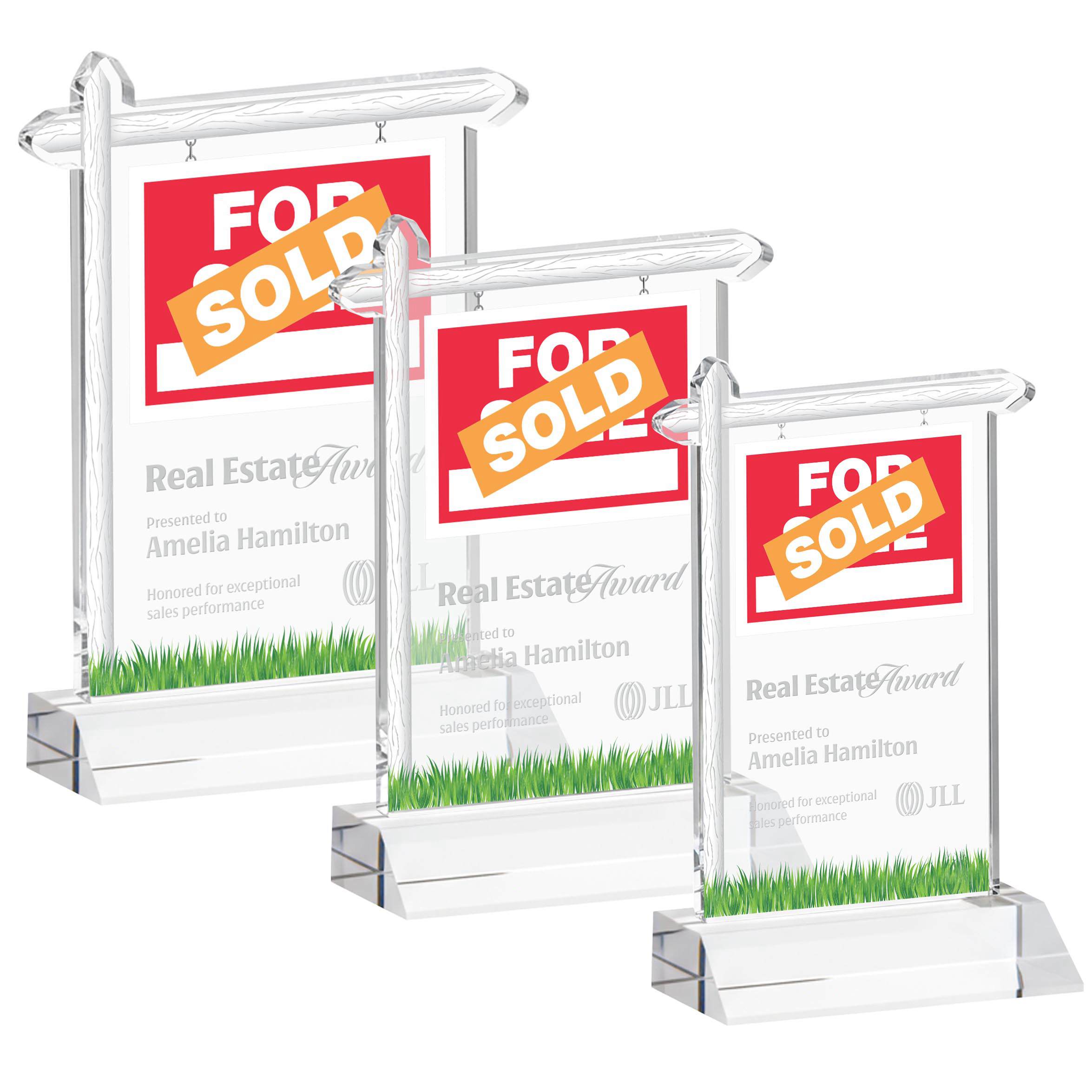 Real Estate Award - Clear