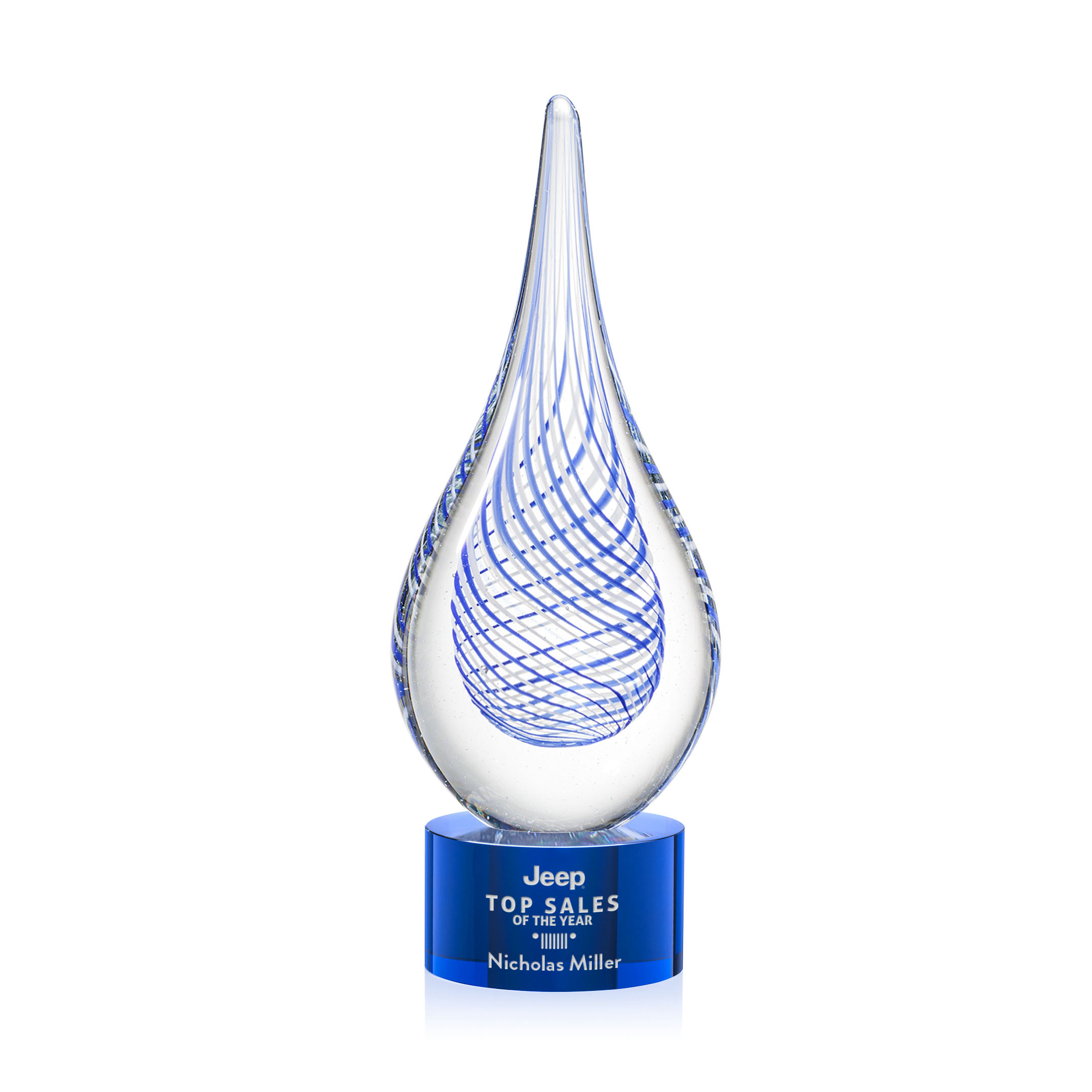 Kentwood Award on Marvel Base - Blue