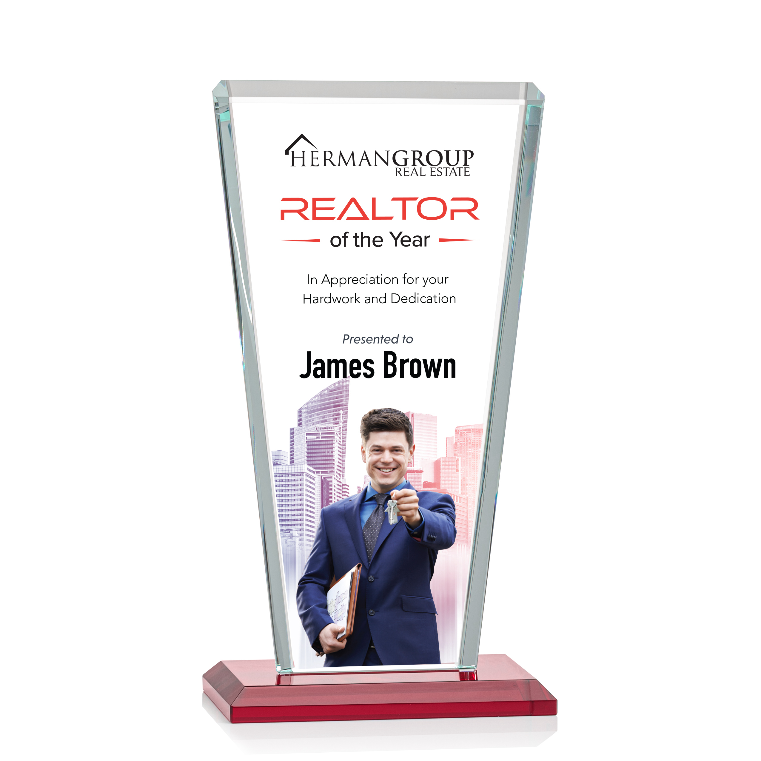Chatham VividPrint™ Award - Red