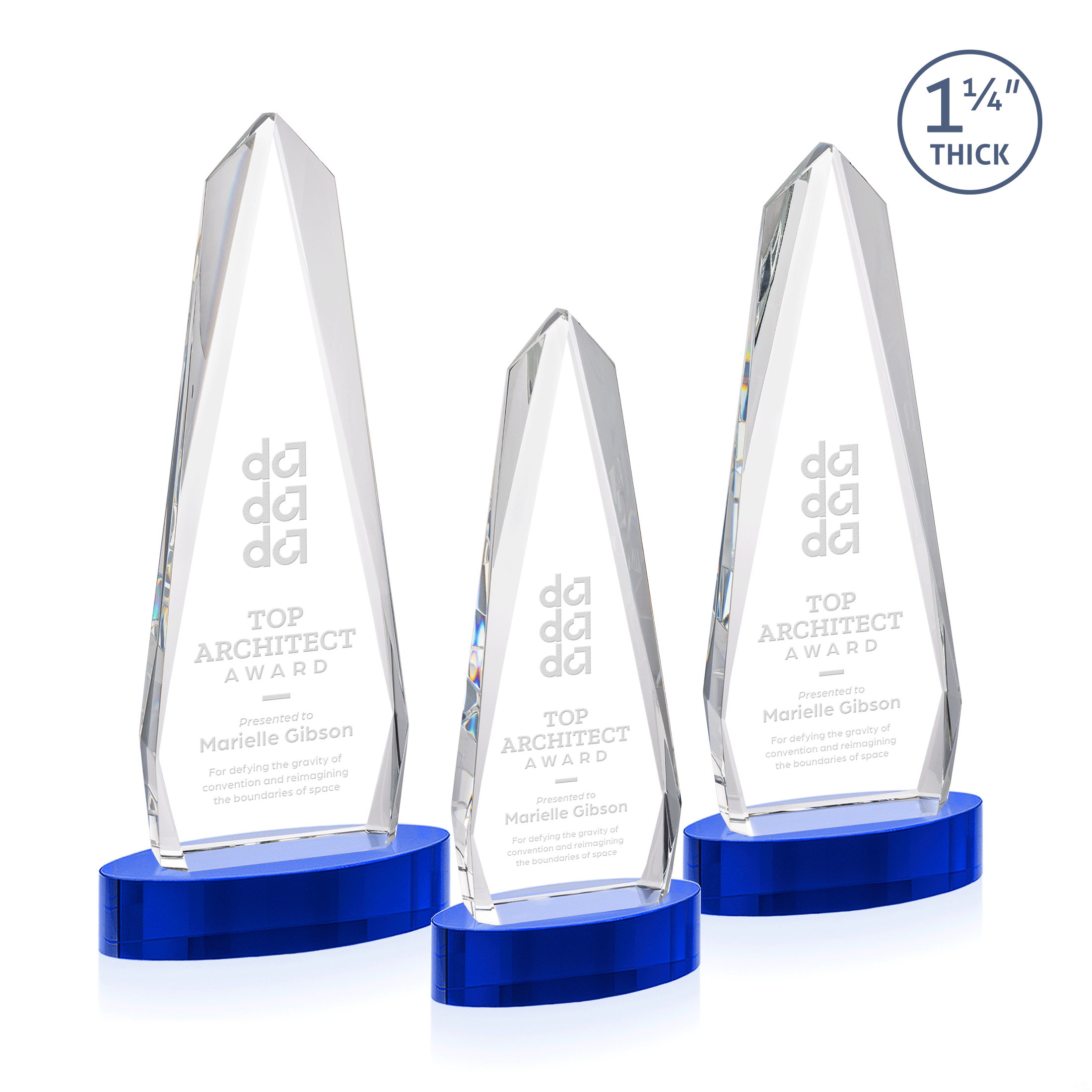 Cheswick Award on Alberton Base - Blue