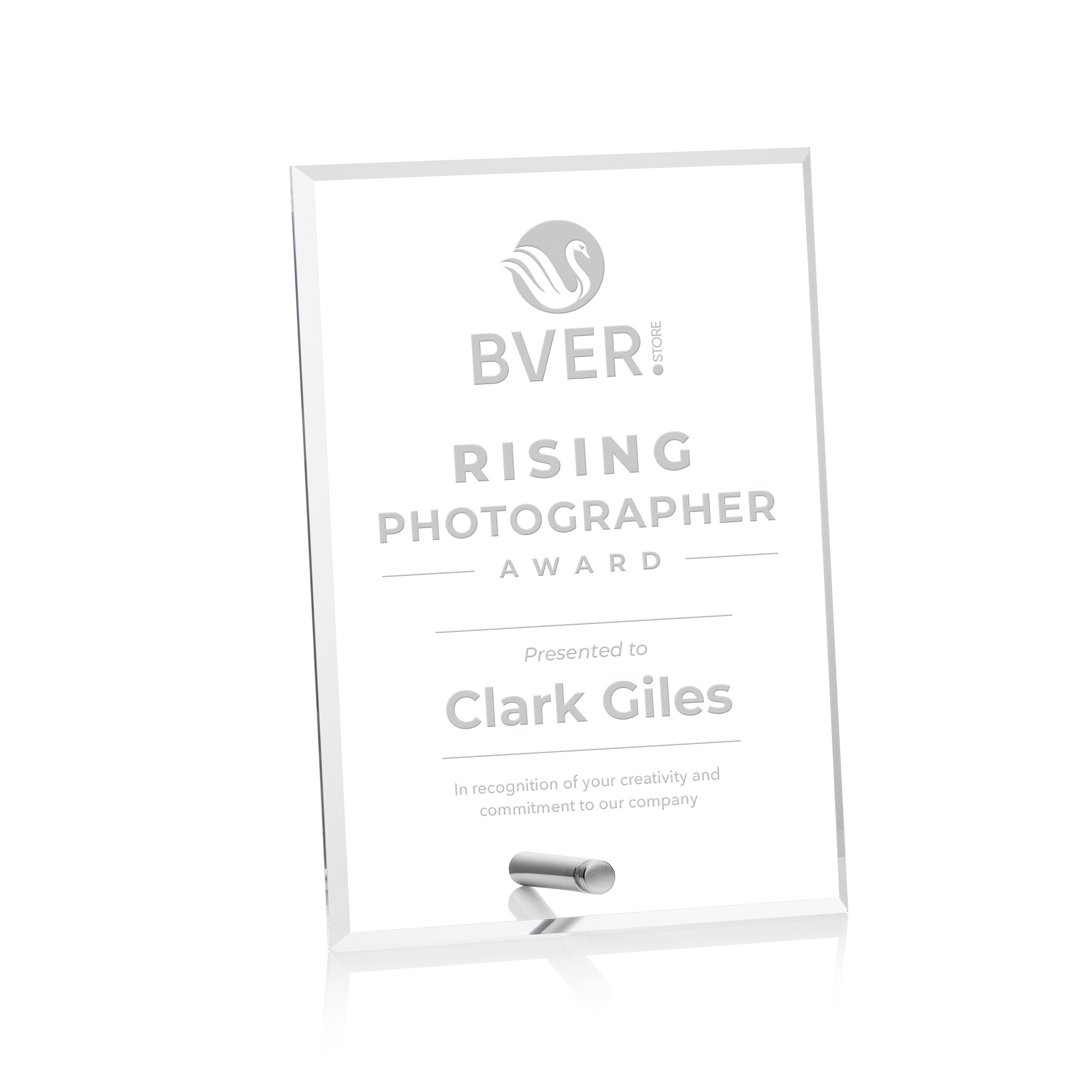 Polaris Rectangle (V) Award - Silver